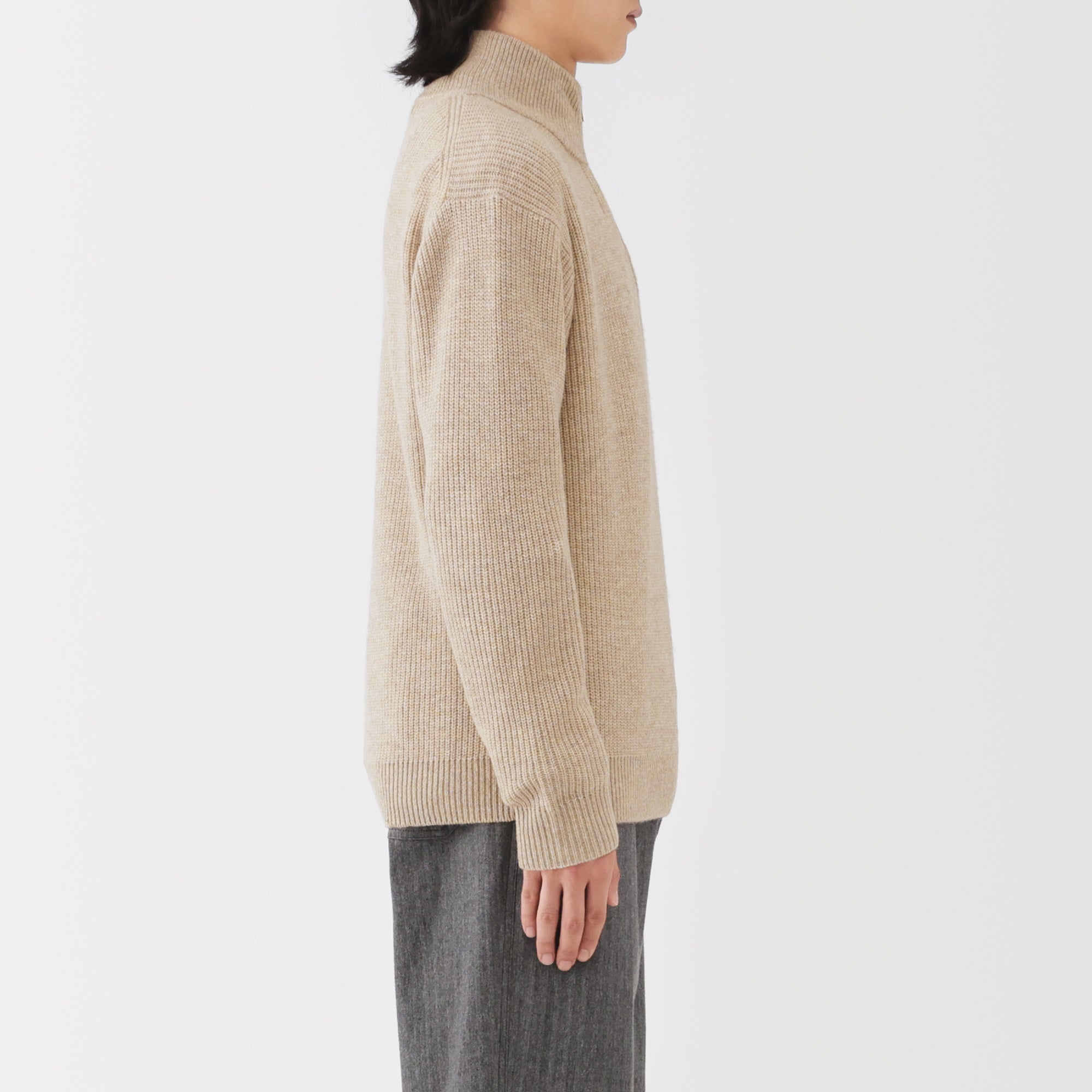 Wool Half Zip Sweater - Image 5