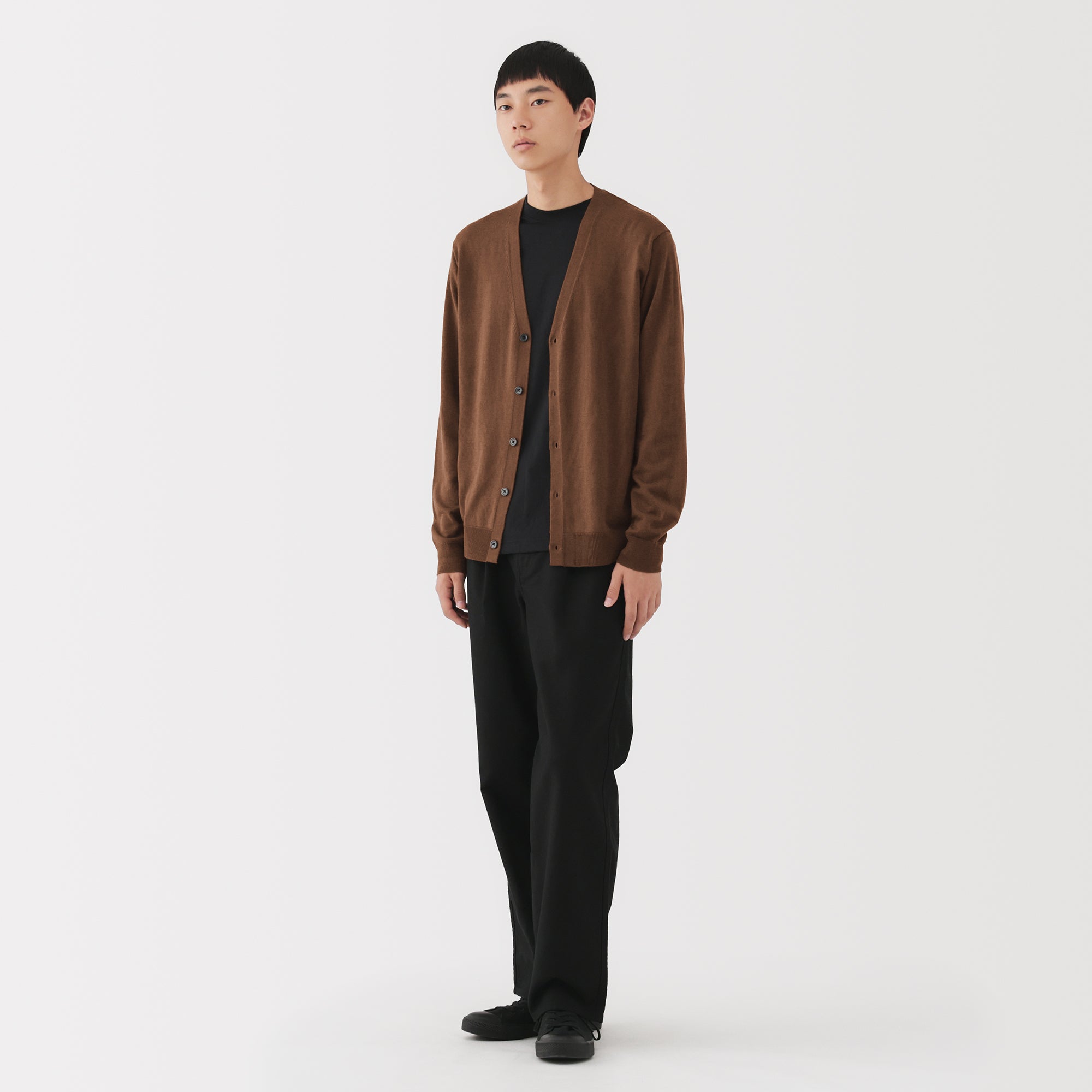 Wool V-Neck Cardigan - Image 25