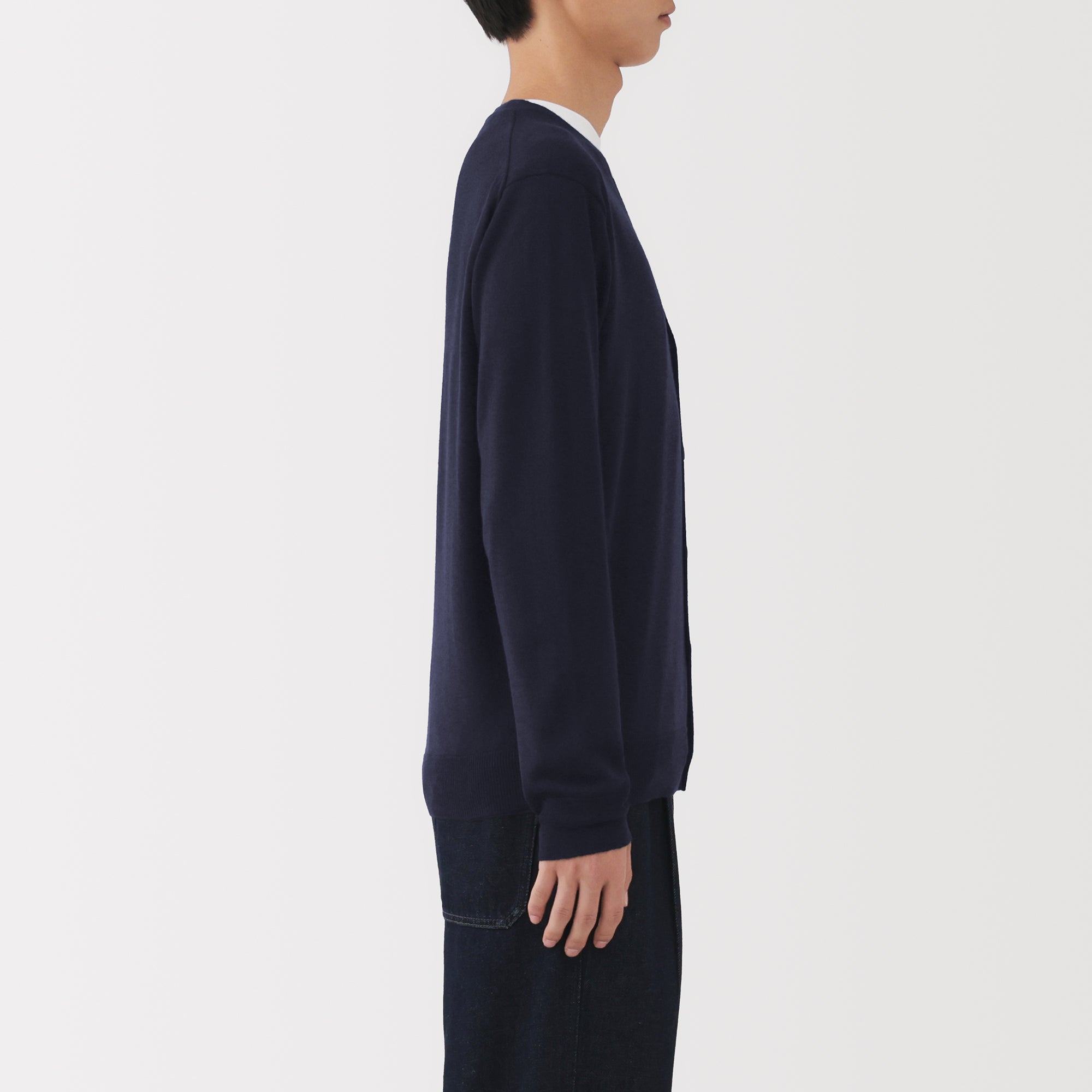 Wool V-Neck Cardigan - Image 26