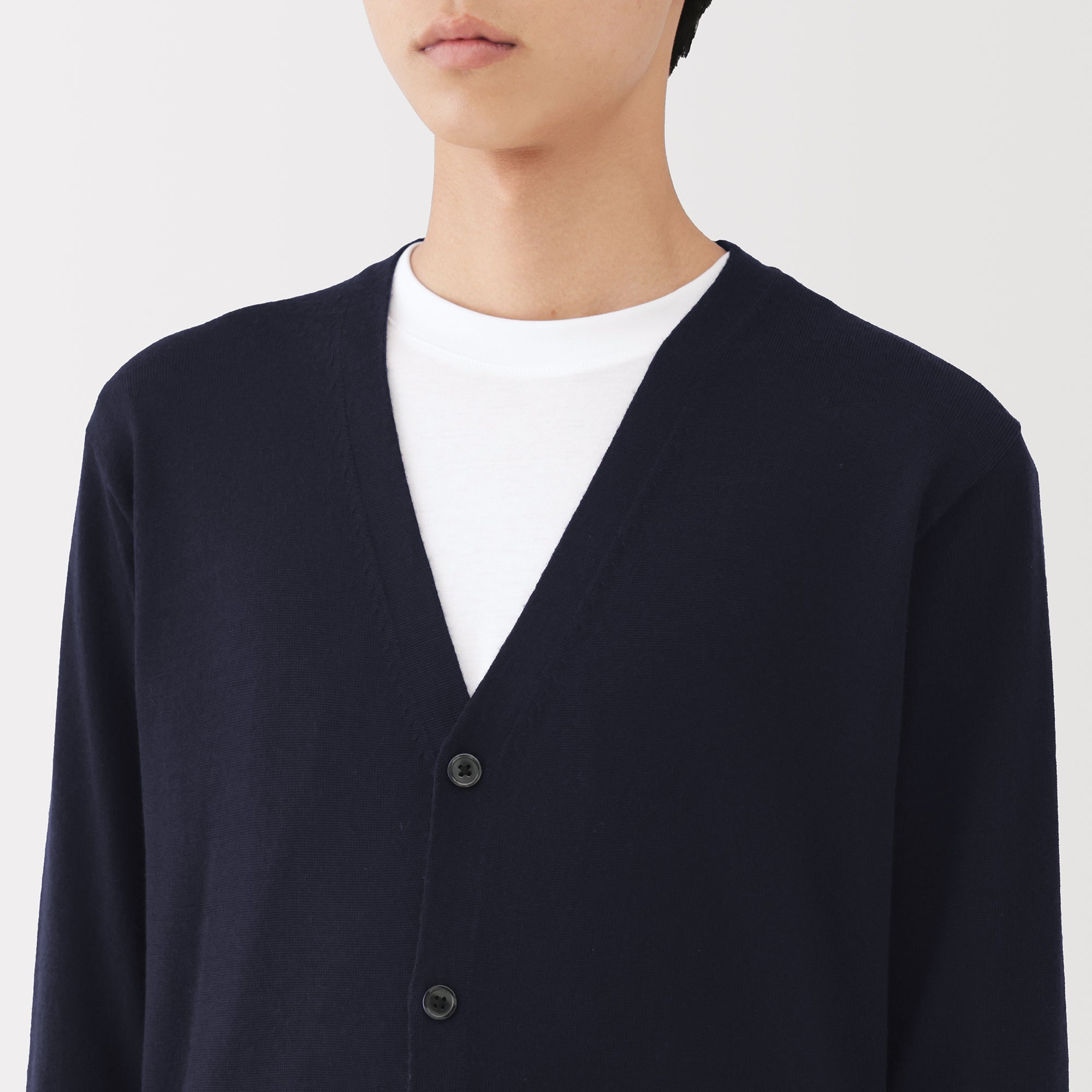 Wool V-Neck Cardigan - Image 28