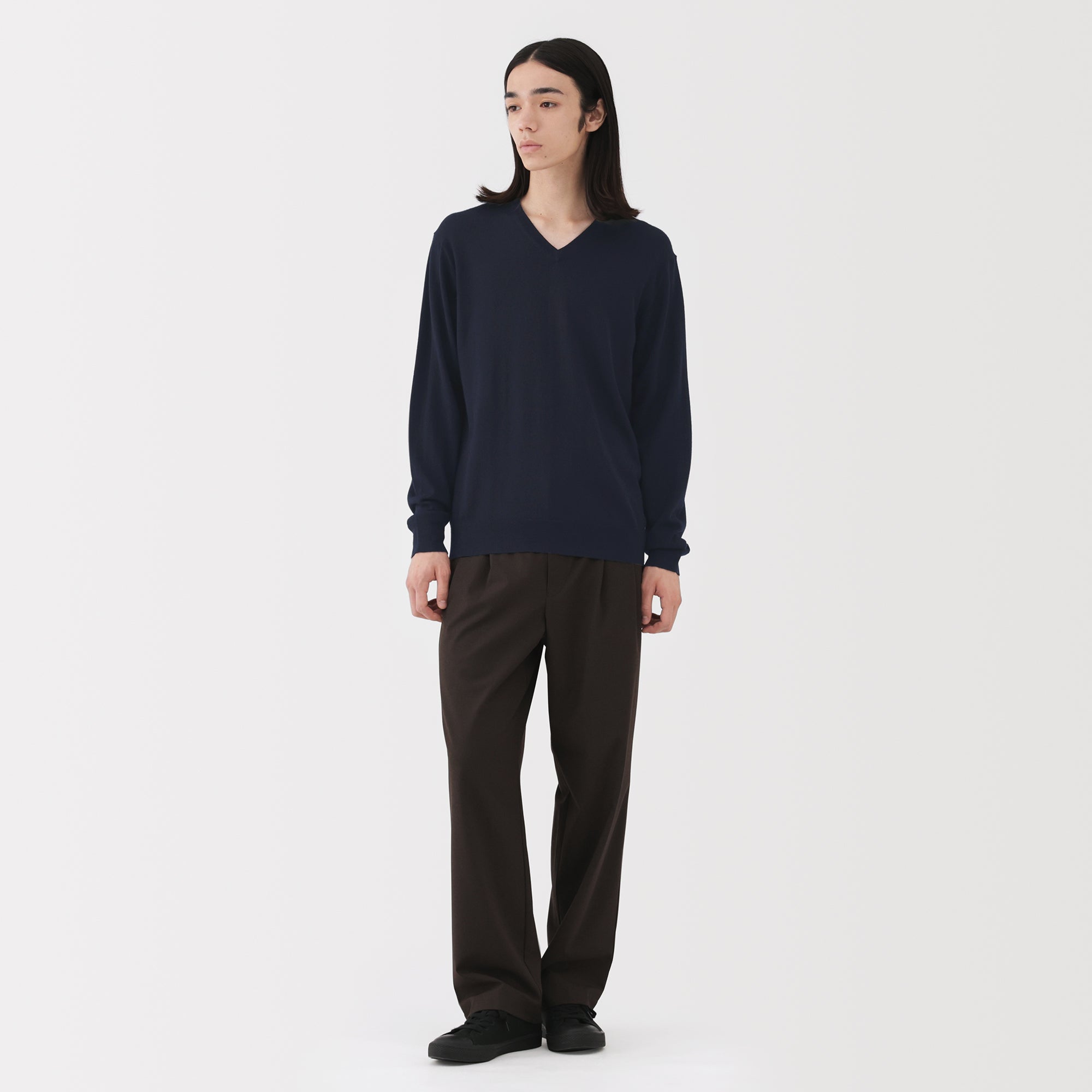 Wool V-Neck Sweater - Image 4