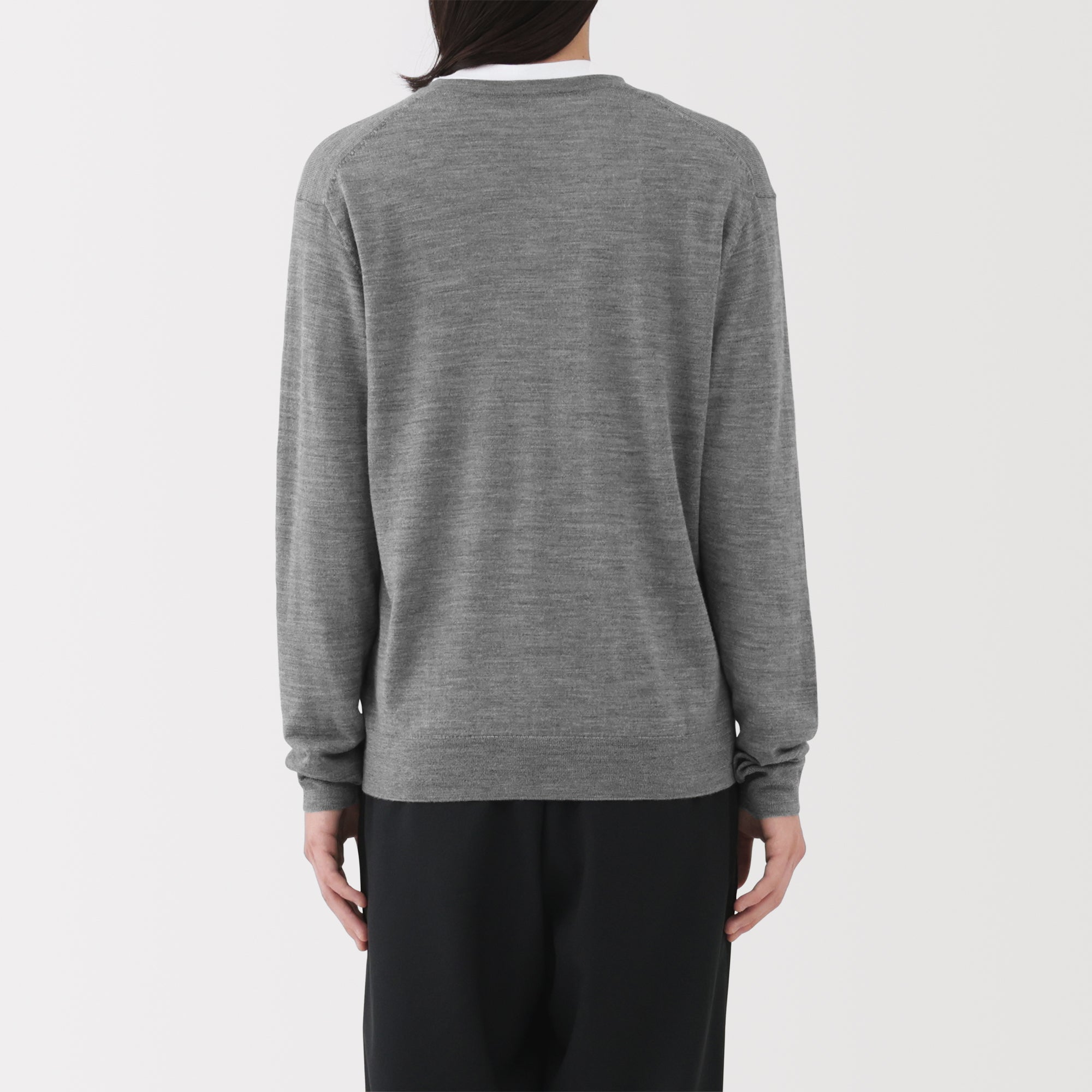 Wool V-Neck Sweater - Image 6
