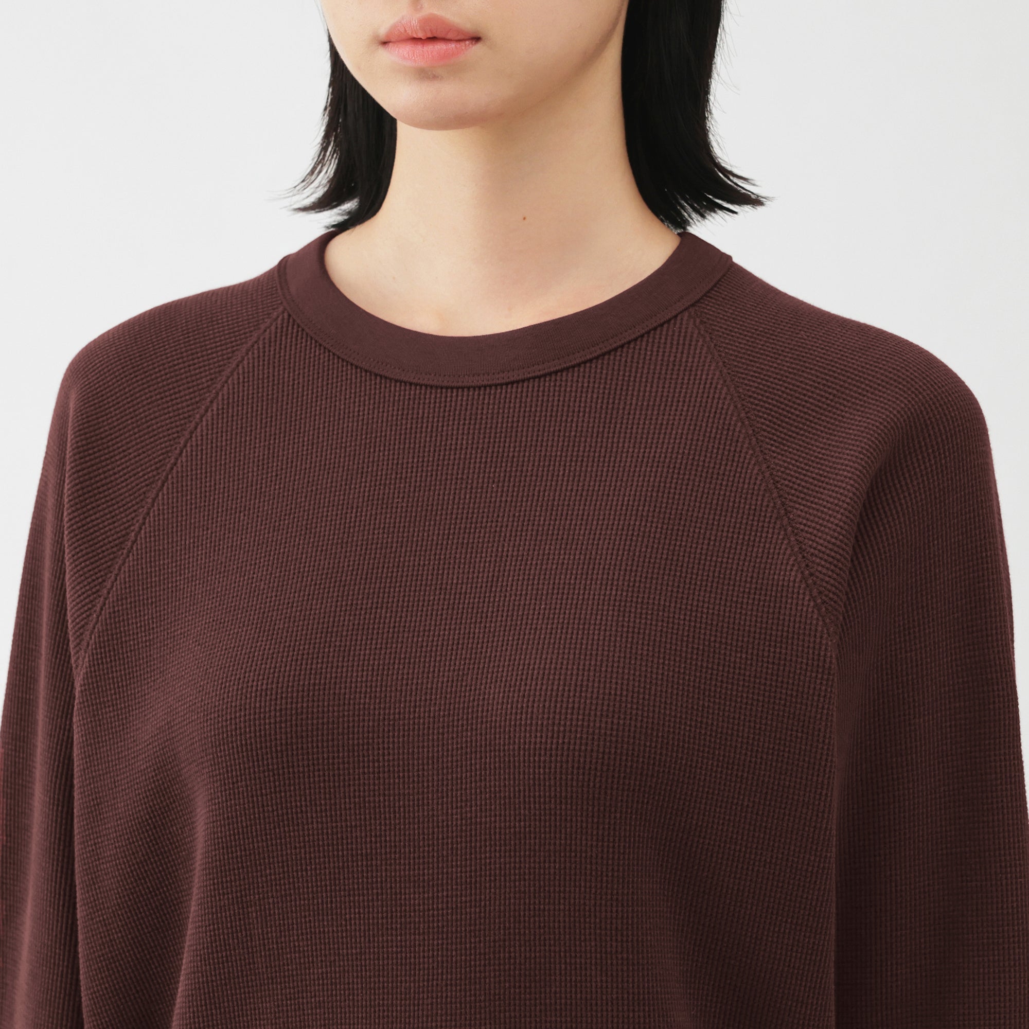 Waffle Crew Neck T-Shirt - Image 35