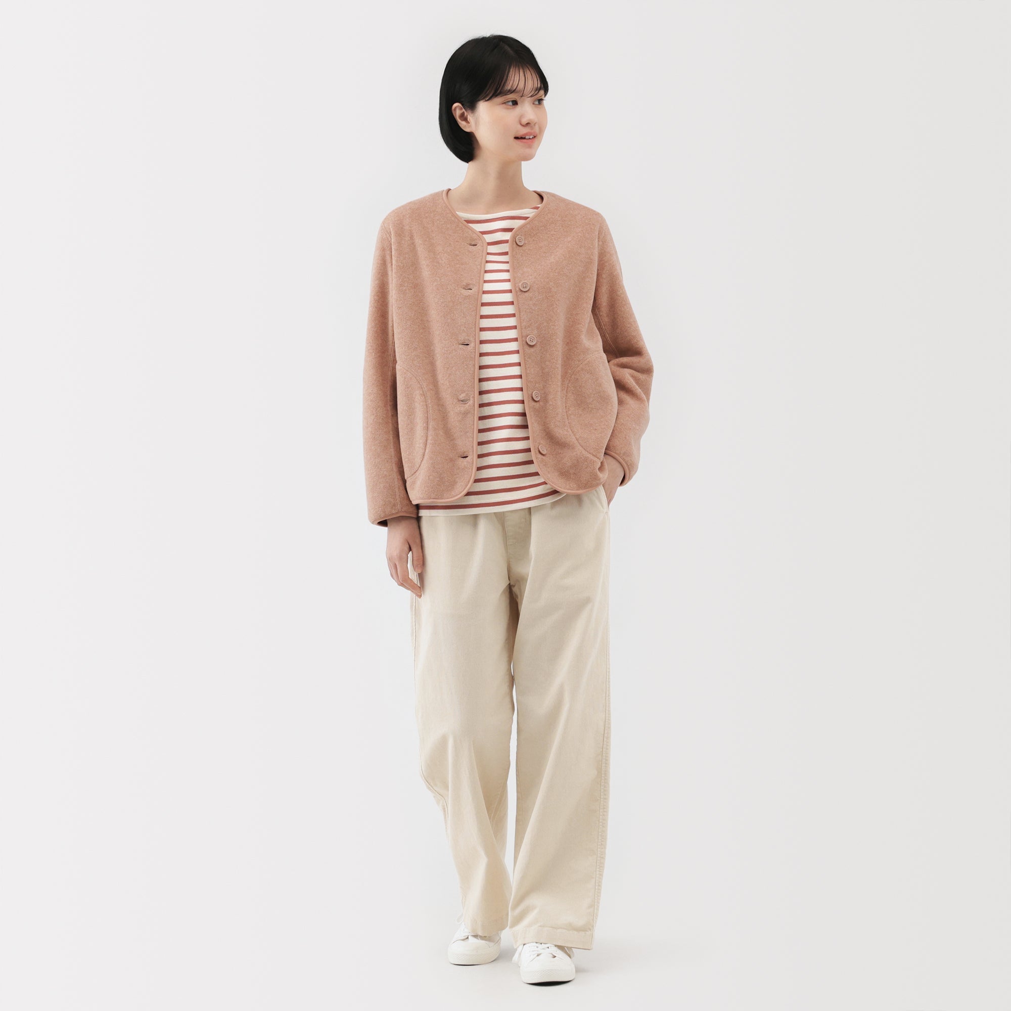 Recyclable Fleece Cardigan - Image 4