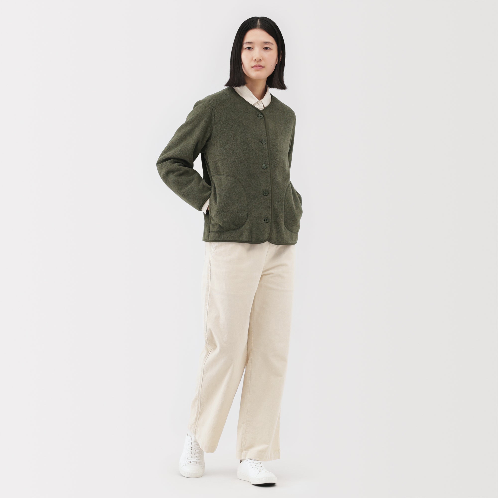 Recyclable Fleece Cardigan - Image 12