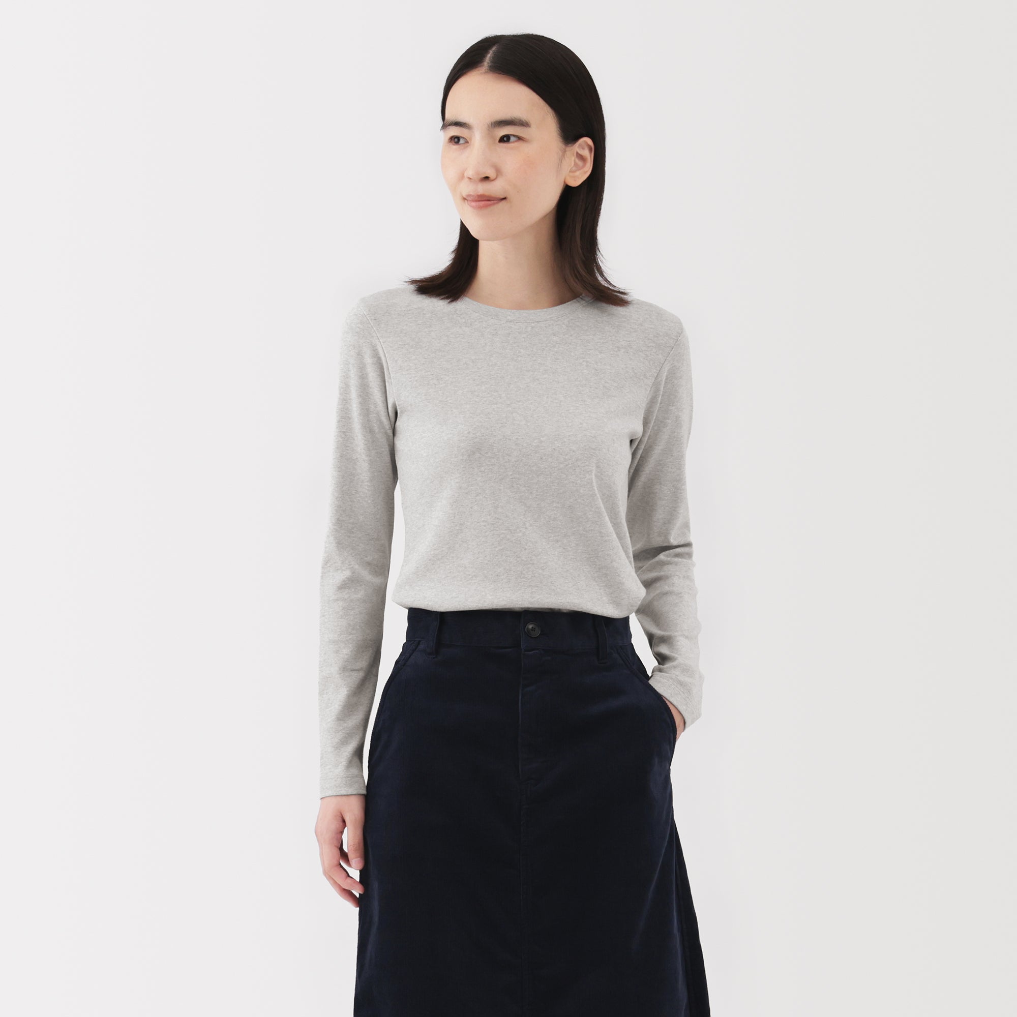 Brushed Crew Neck T-Shirt - Image 3