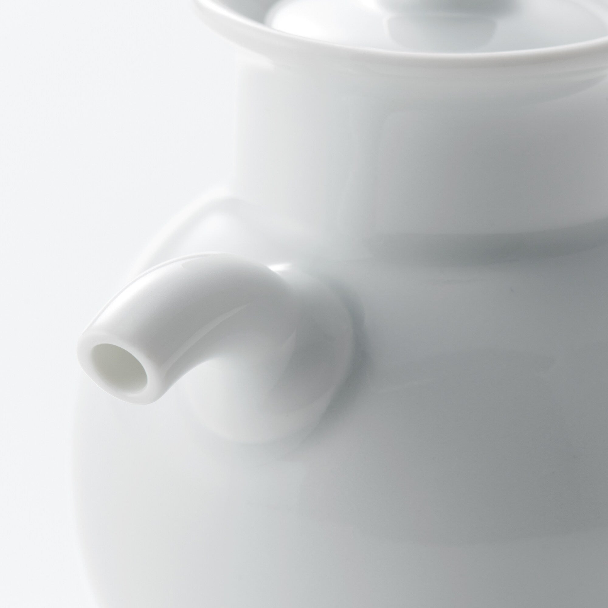 White Porcelain Sauce Pot - Image 6
