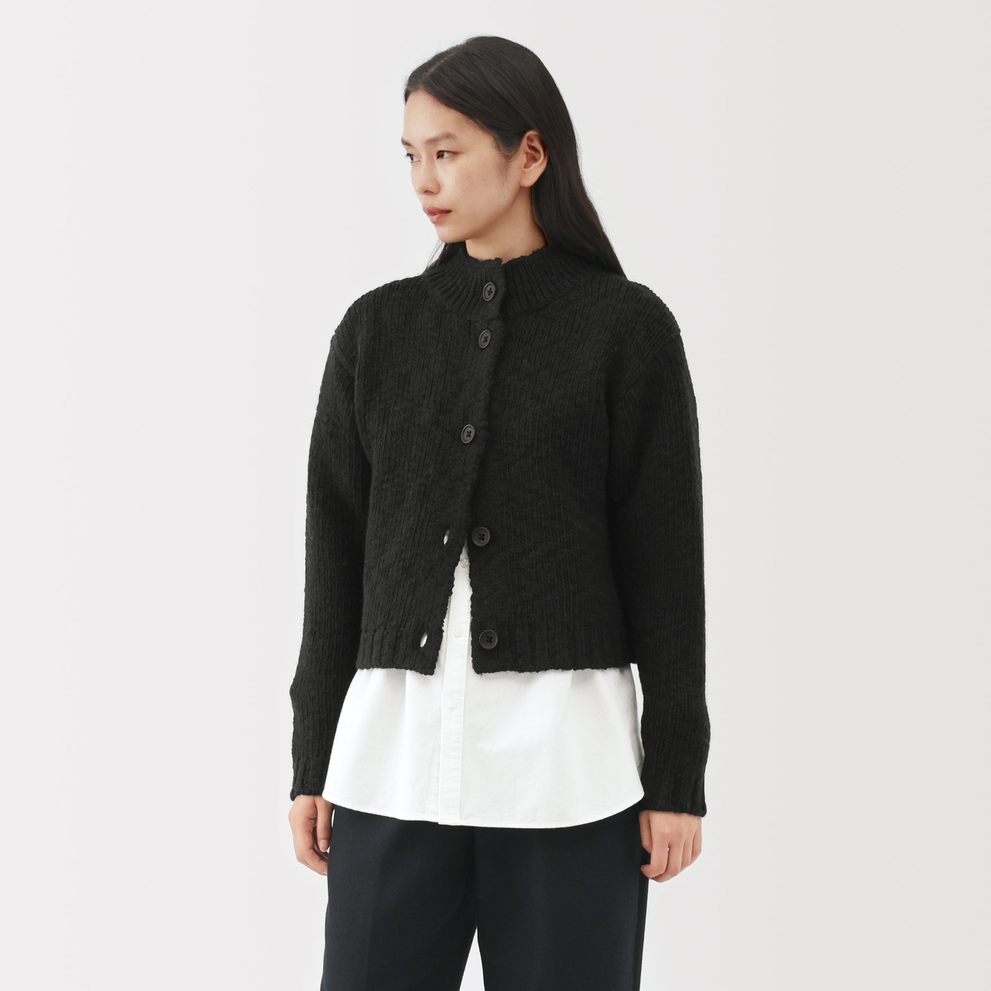 Labo Merino Wool Low-Gauge Cardigan - Image 10