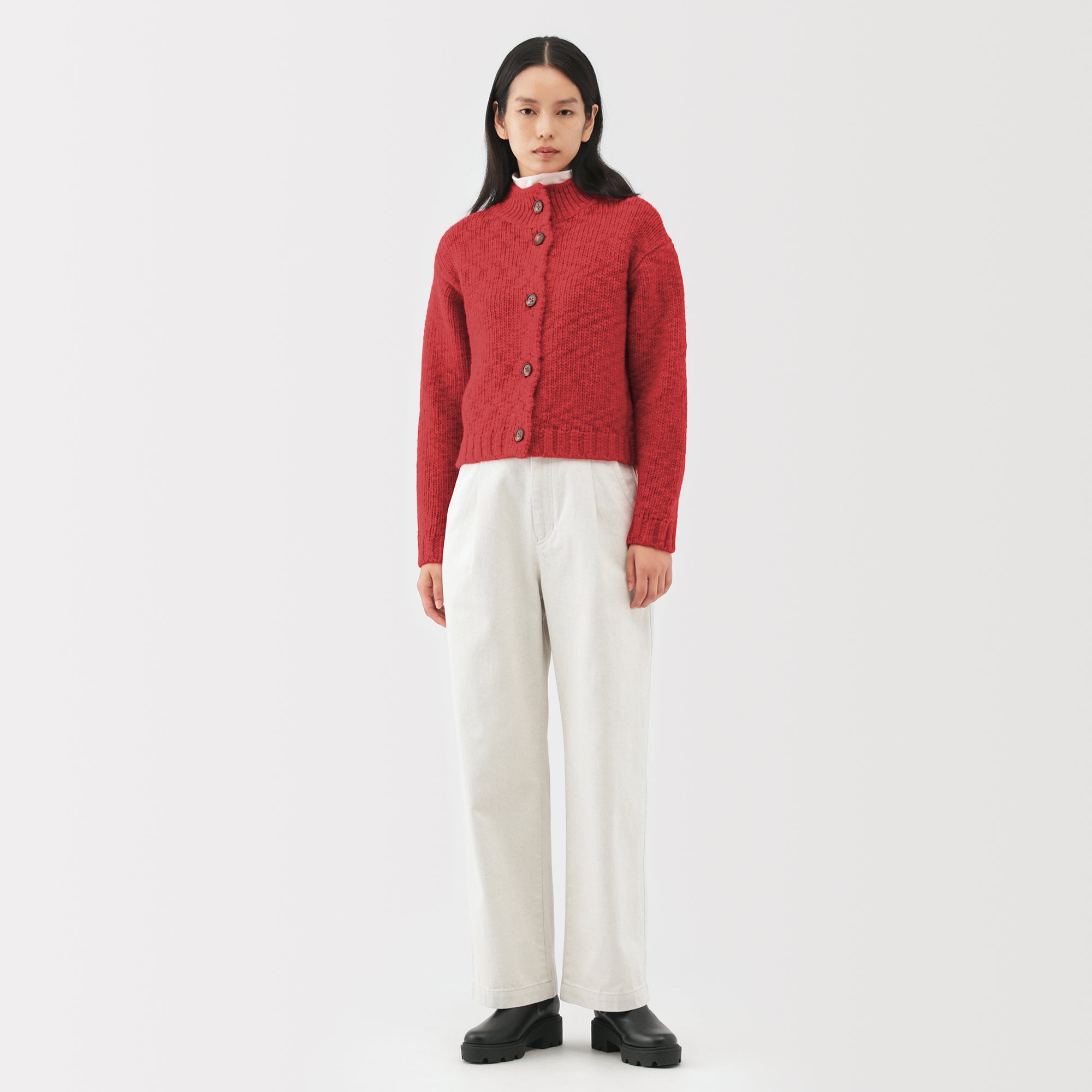 Labo Merino Wool Low-Gauge Cardigan - Image 16