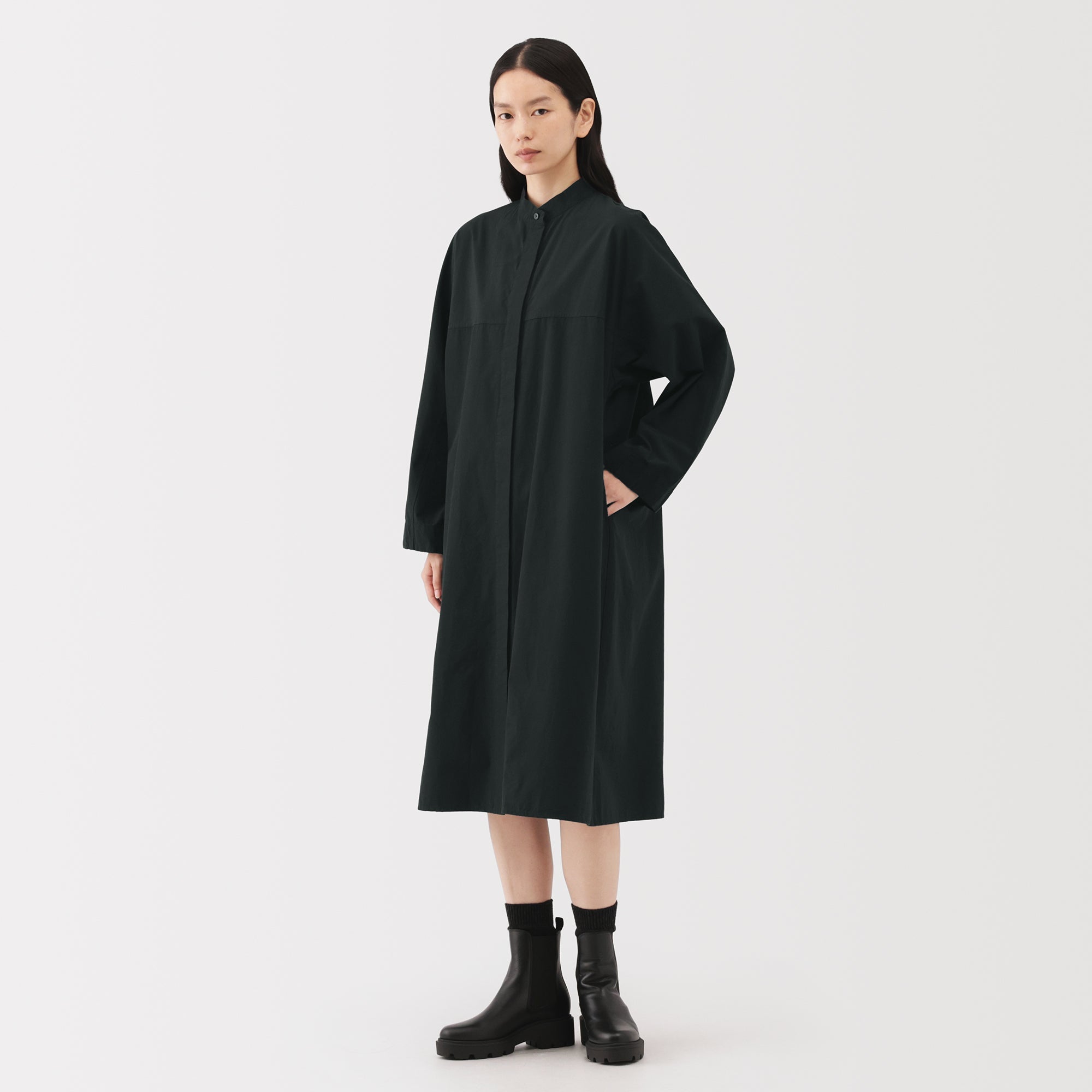 Labo Cotton Wool Shirt Dress - Image 3