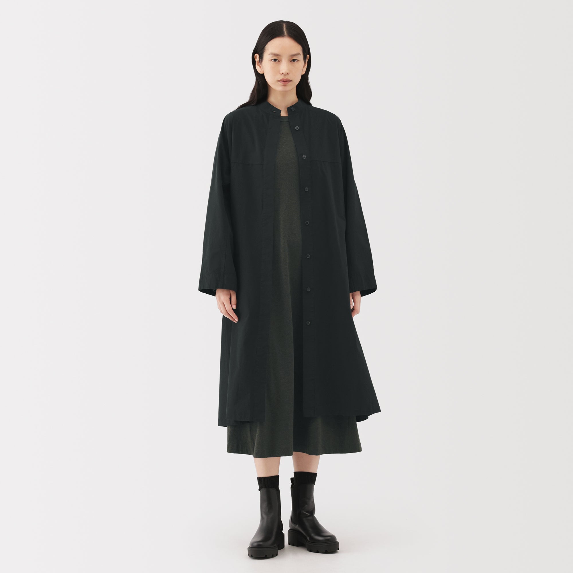 Labo Cotton Wool Shirt Dress - Image 5