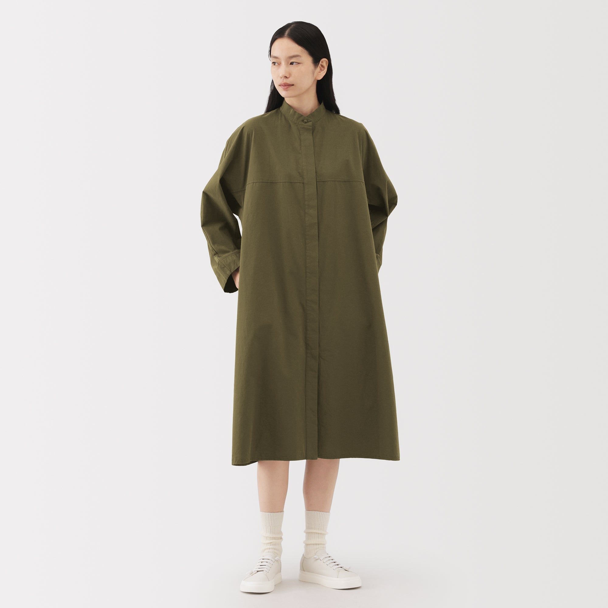 Labo Cotton Wool Shirt Dress - Image 14