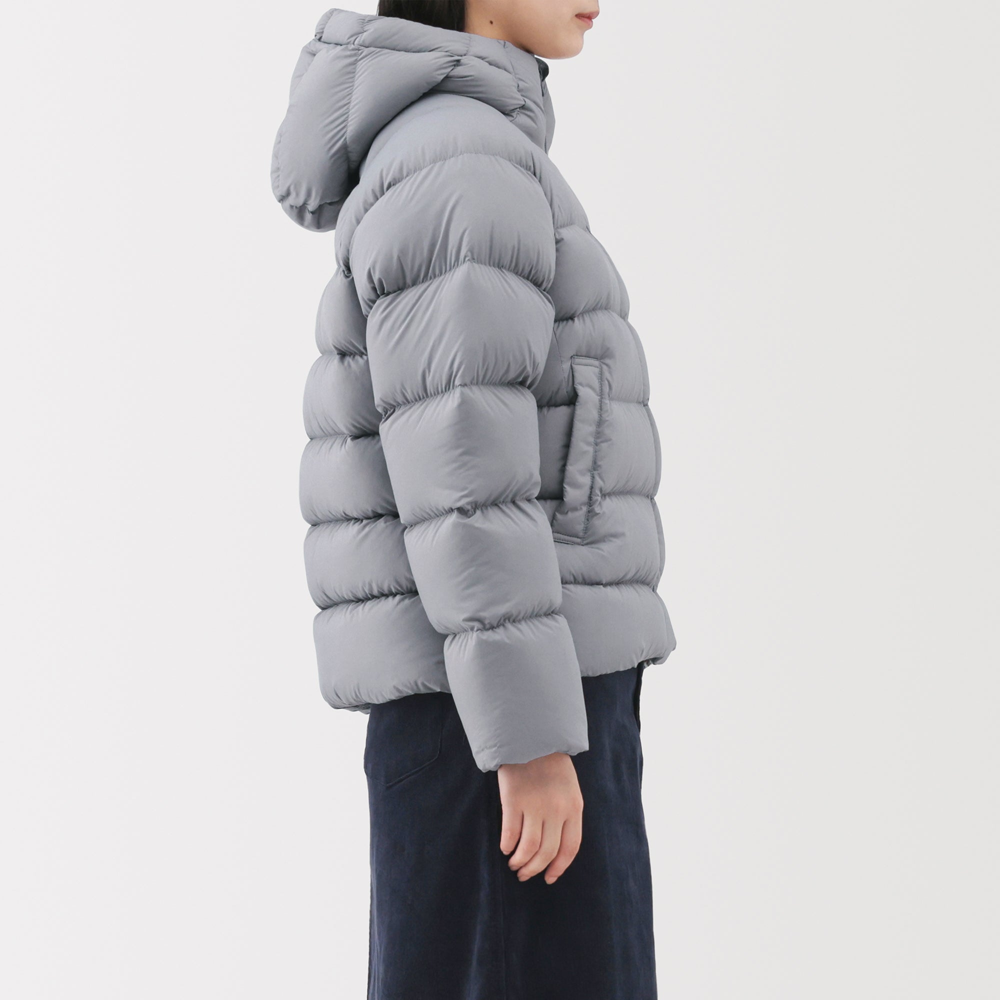 Lightweight Down Hooded Jacket - Image 15