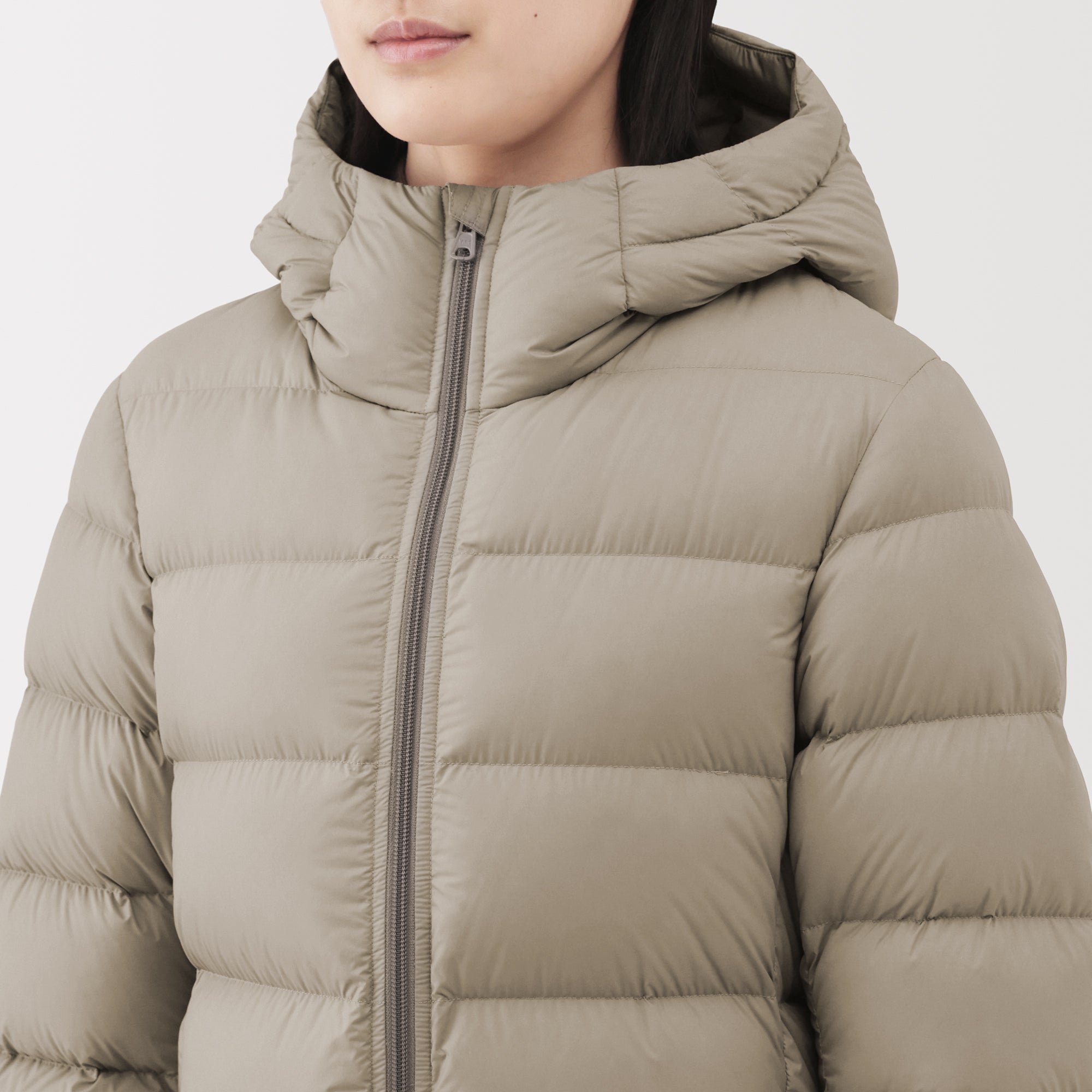 Lightweight Down Hooded Coat - Image 30