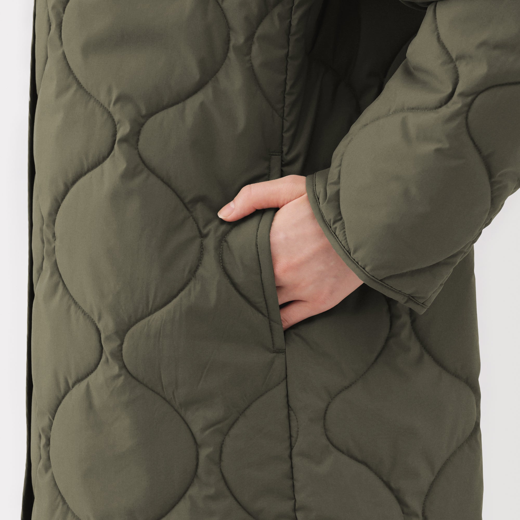 Padded Quilted Coat - Image 27