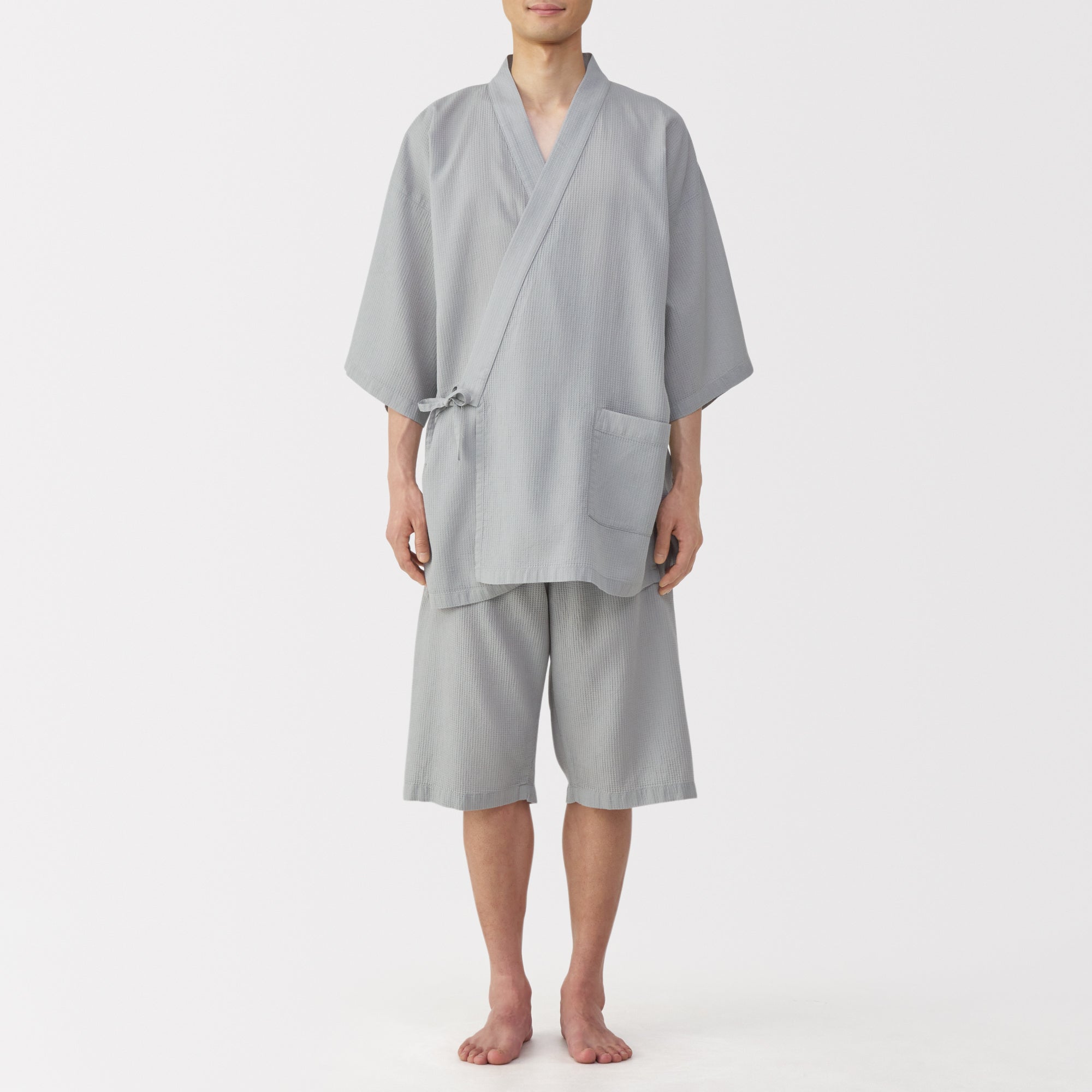 Lyocell Blend Waffle Jinbei - Image 4
