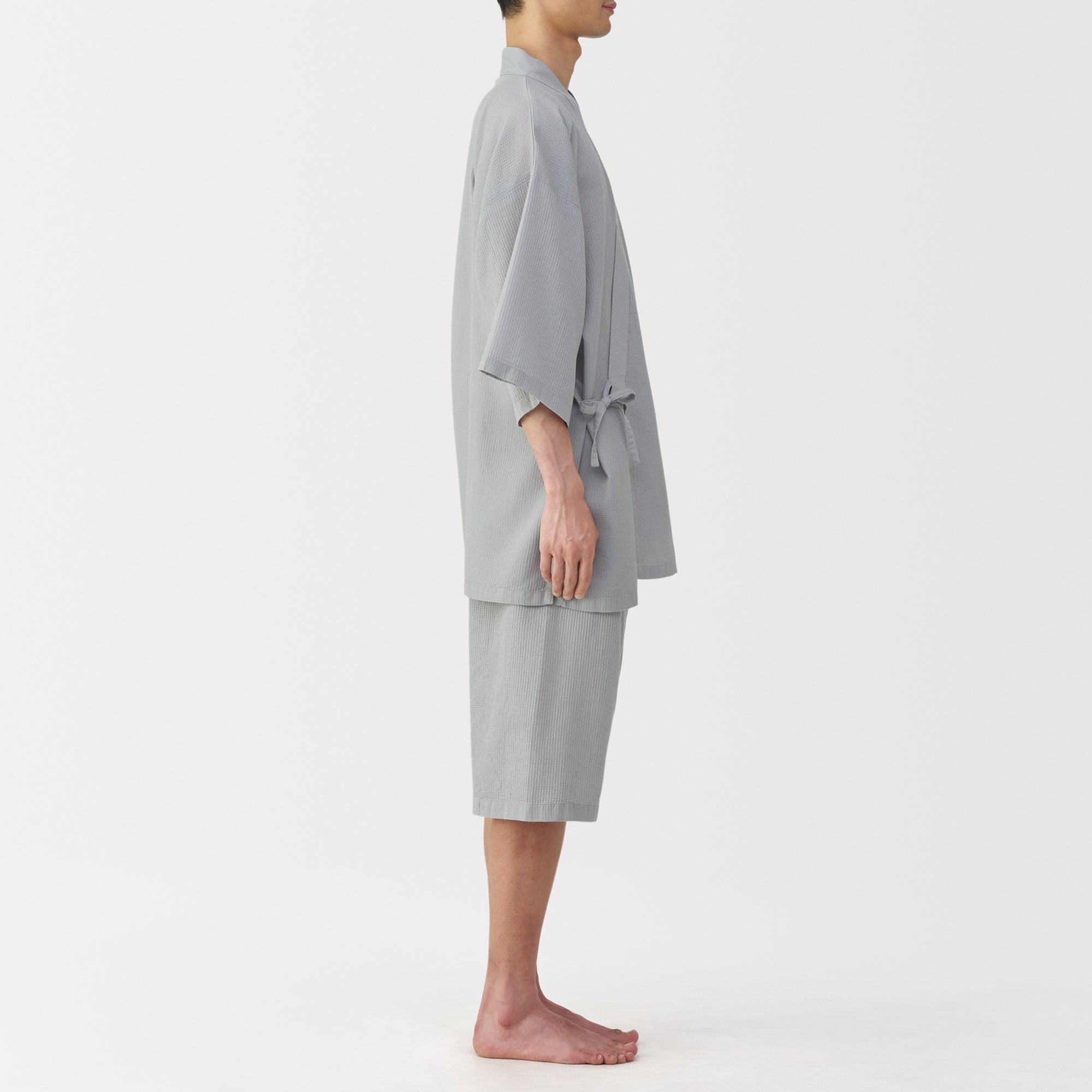 Lyocell Blend Waffle Jinbei - Image 5
