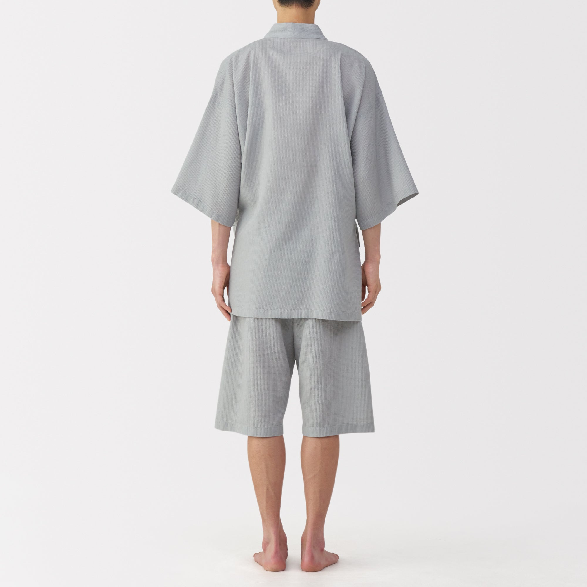 Lyocell Blend Waffle Jinbei - Image 6