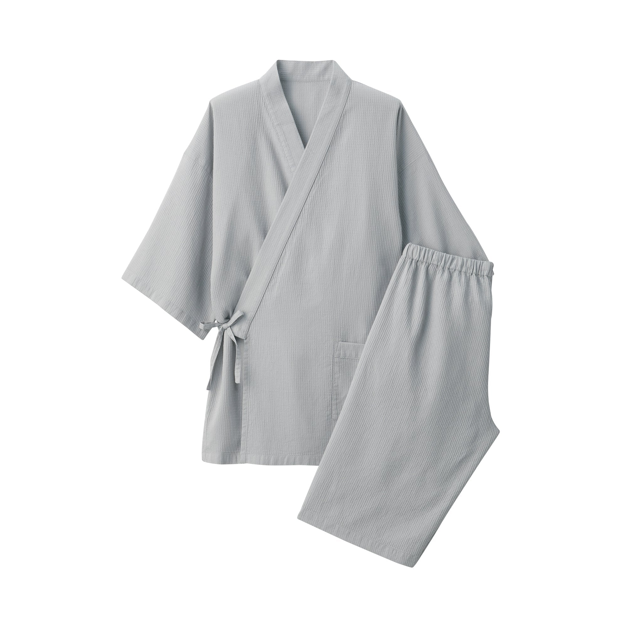 Lyocell Blend Waffle Jinbei - Image 2