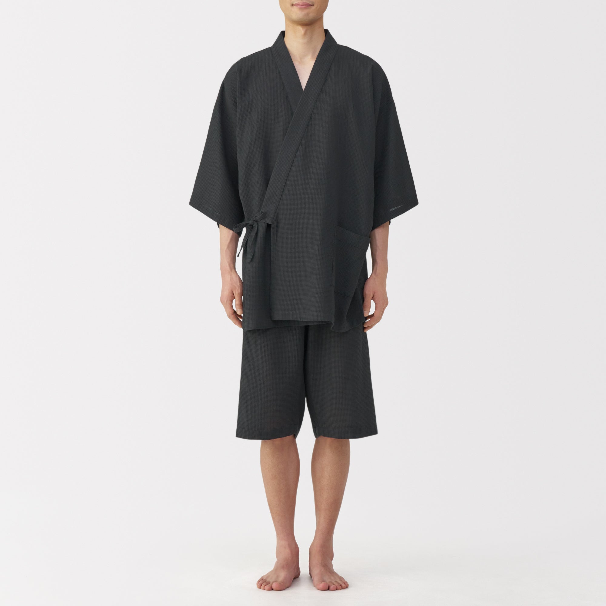 Lyocell Blend Waffle Jinbei - Image 15
