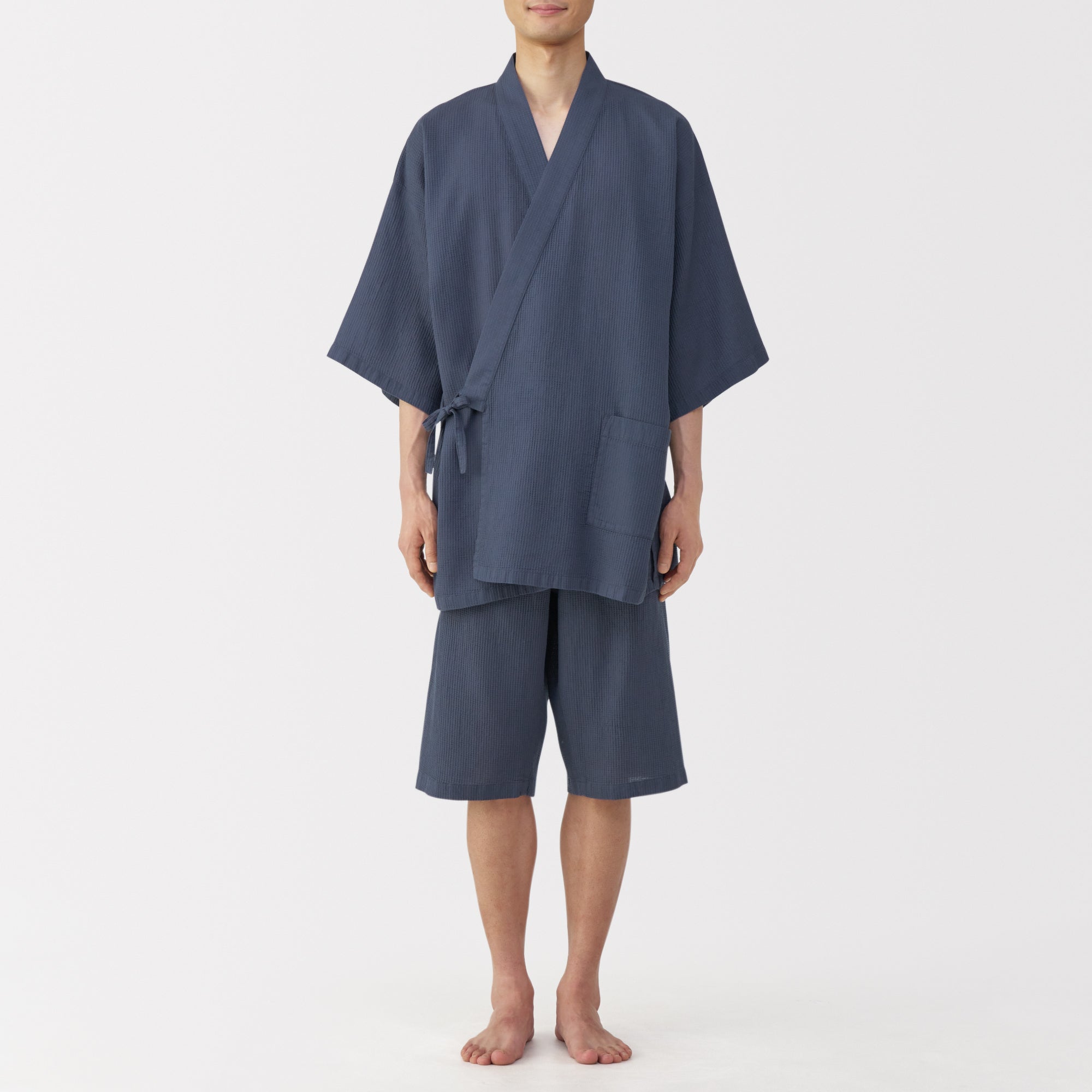 Lyocell Blend Waffle Jinbei - Image 26