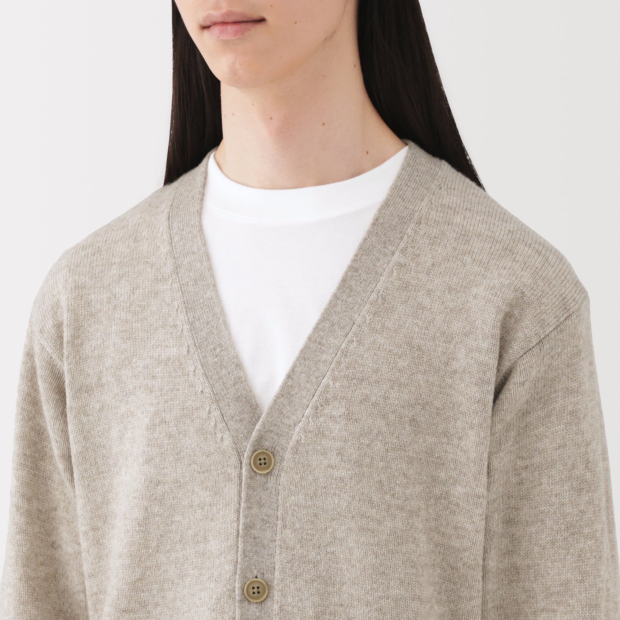 Wool V-Neck Cardigan - Image 31