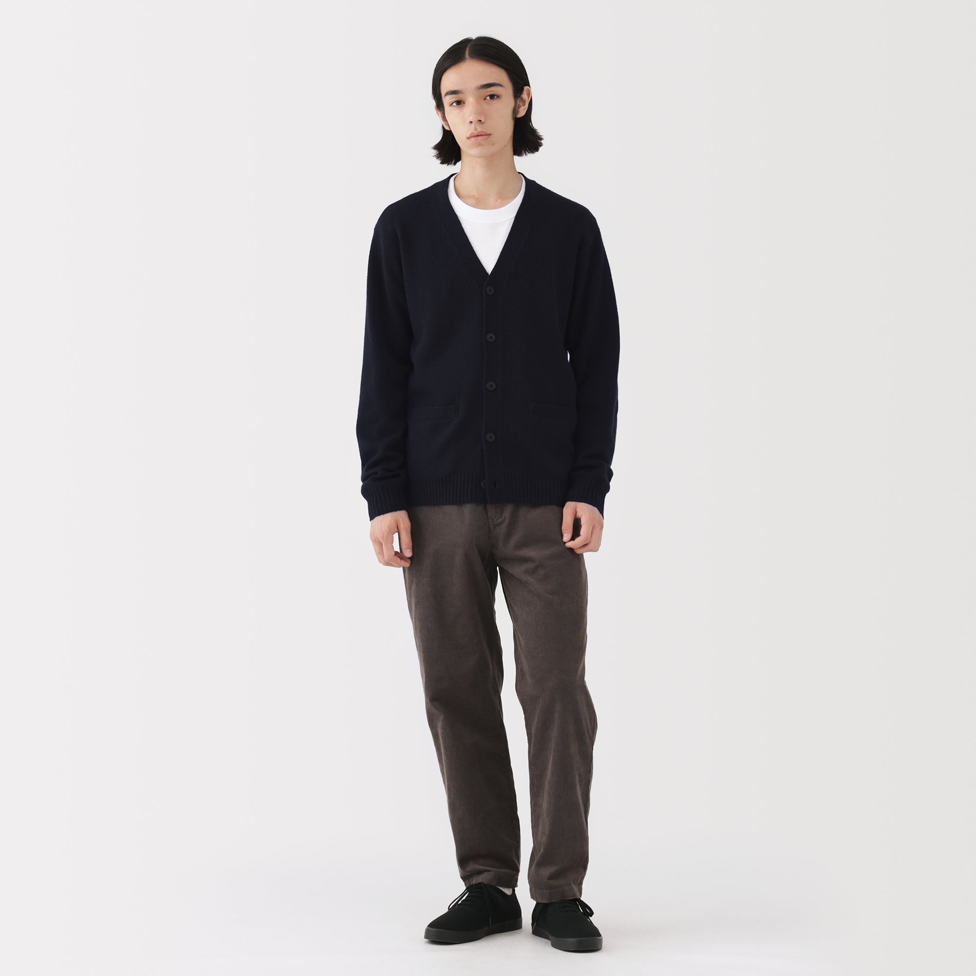 Wool V-Neck Cardigan - Image 44