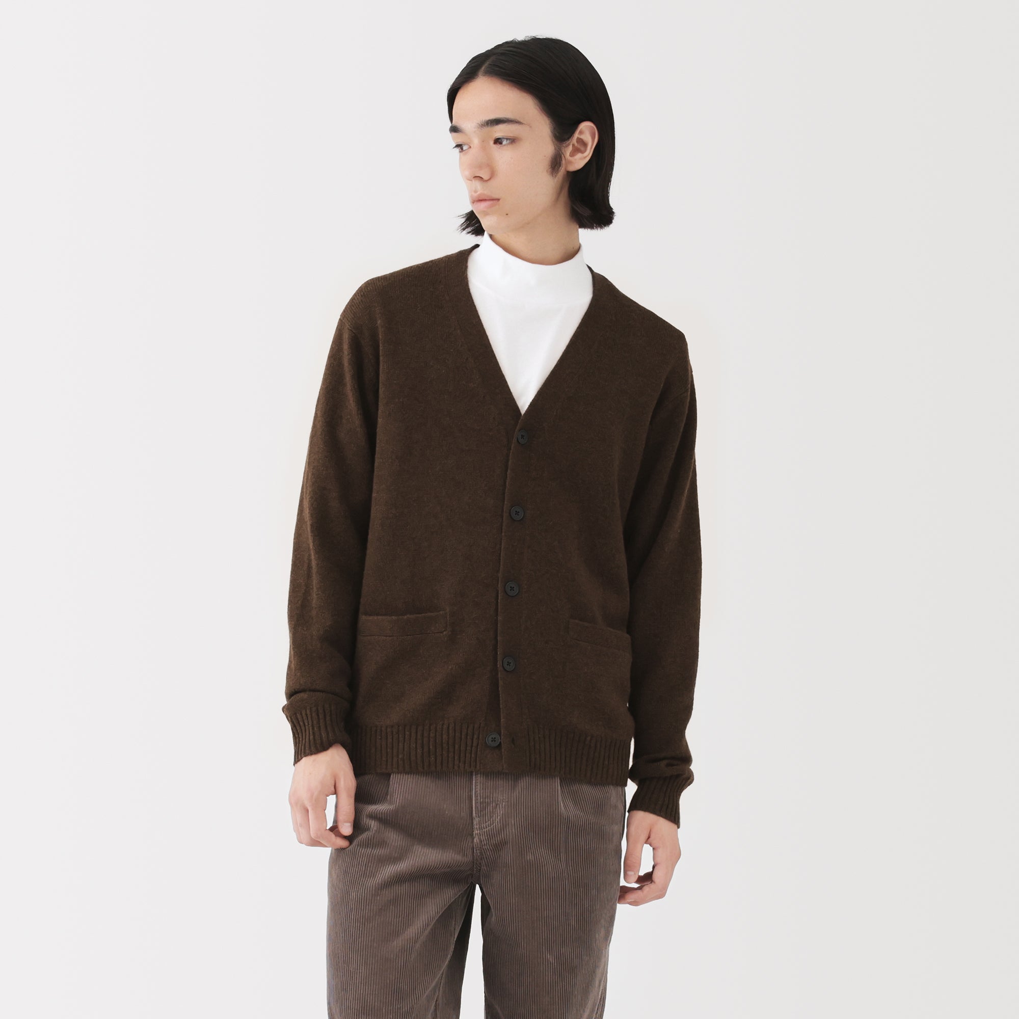 Wool V-Neck Cardigan