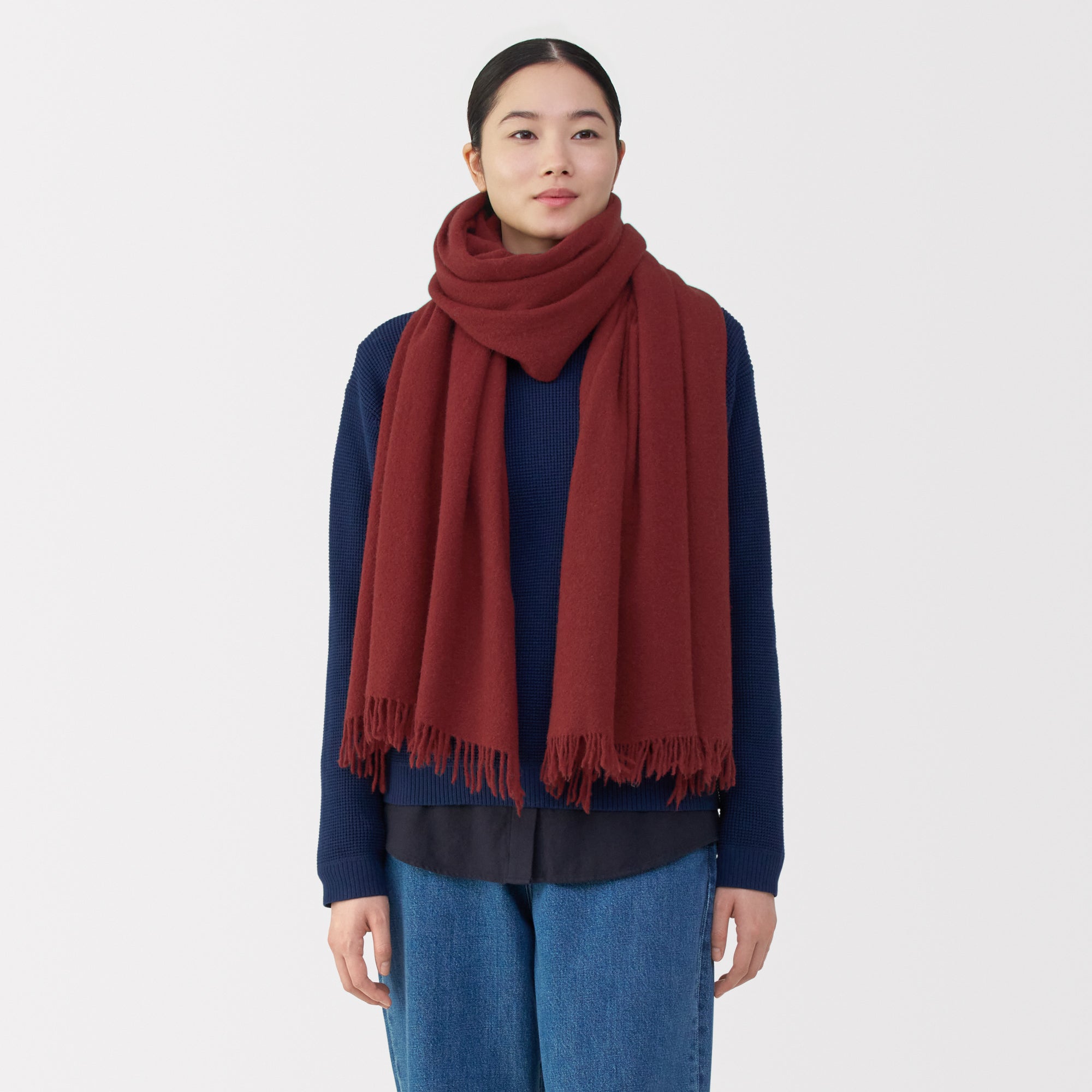 Fluffy Wool Blanket Stole - Image 18