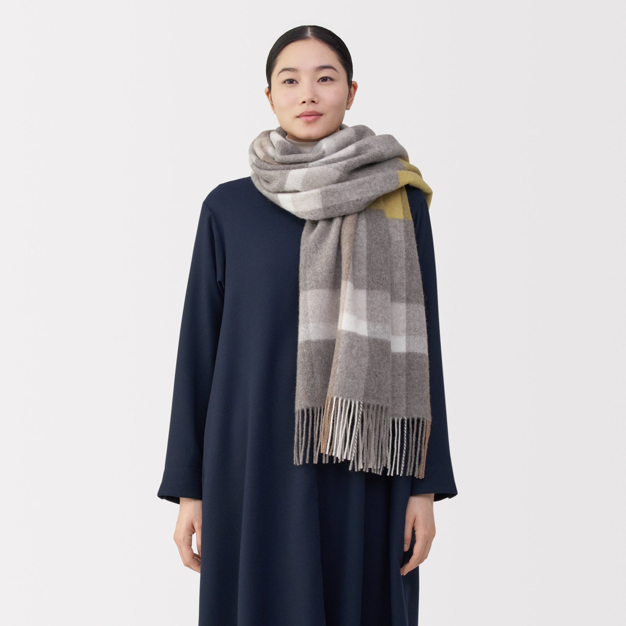 Fluffy Wool Blanket Stole