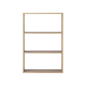 Oak Wide Stacking Shelf - 3 Tiers
