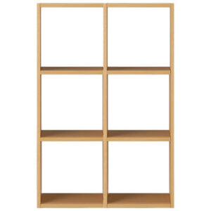 Oak Compartment Stacking Shelf - 3 x 2