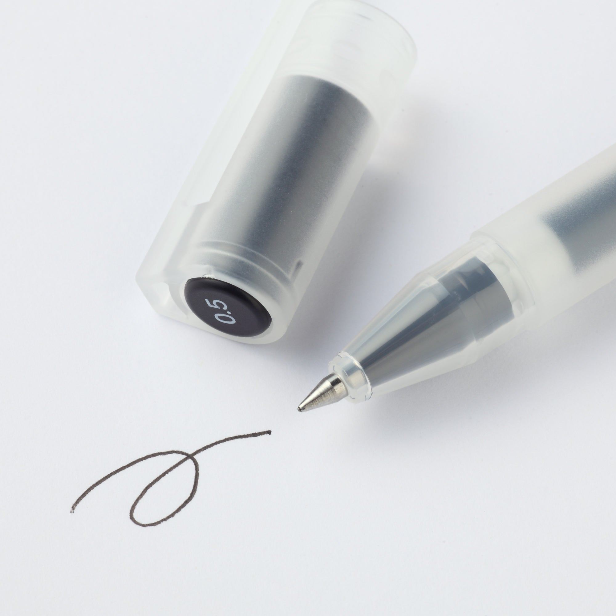 Gel Ink Cap Type Ballpoint Pen 0.5mm 10 Pieces Set - Image 4
