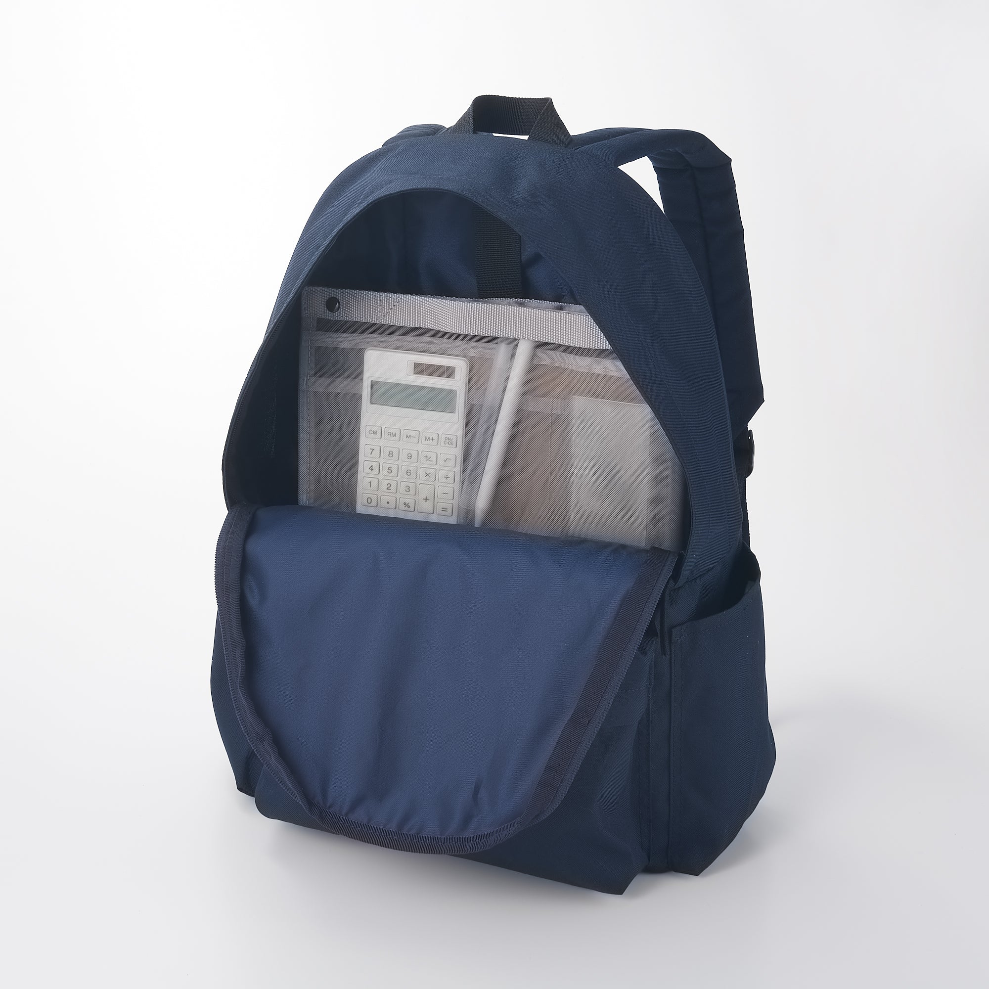 Nylon Mesh Bag Organizer Vertical A4 - Gray - Image 4