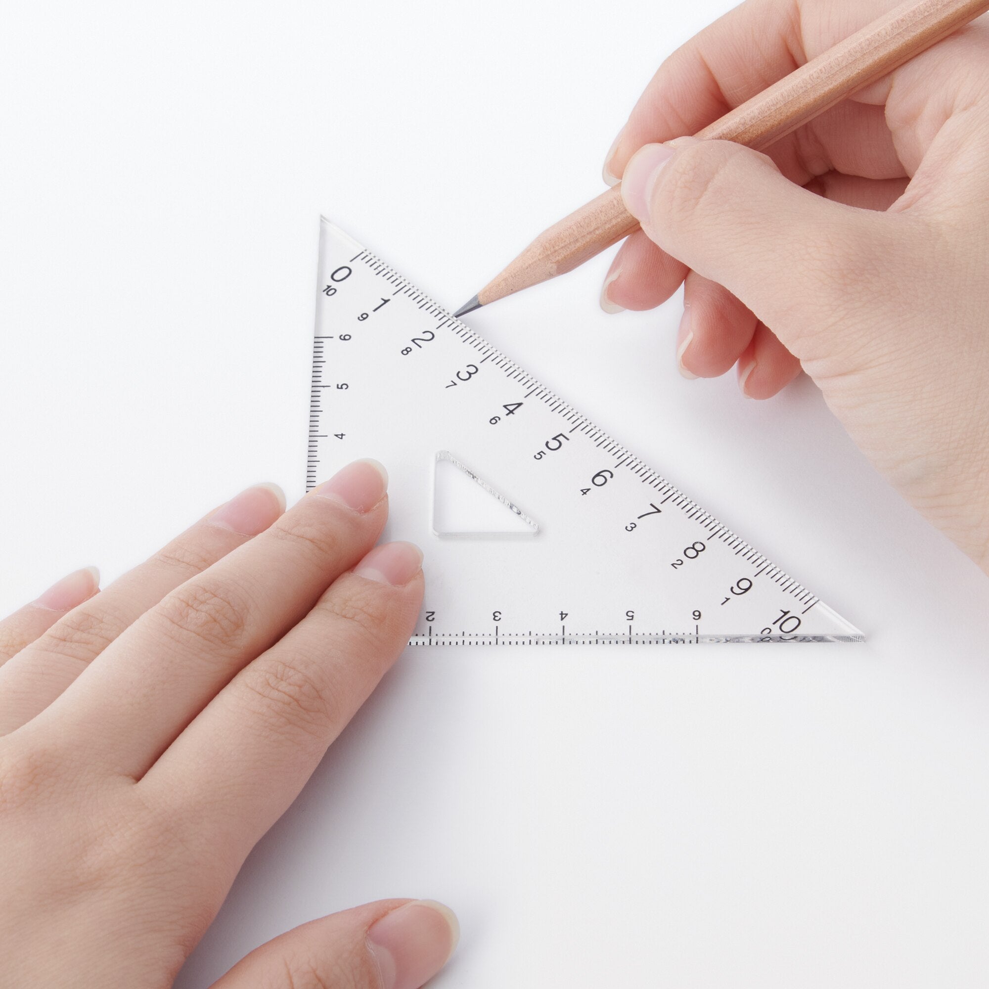 Acrylic Set Square - 45 Degrees - Image 4
