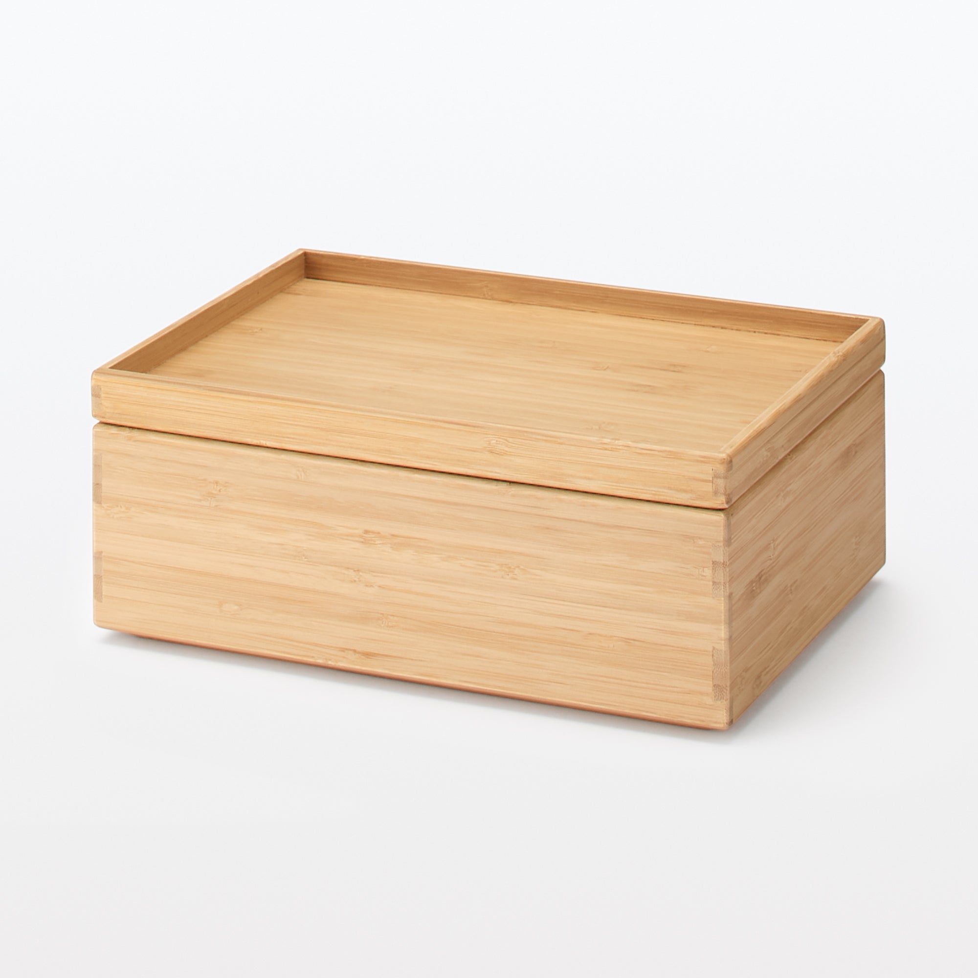 Stackable Bamboo Box Lid - Half (W10.2 x D7.3 x H1) - Image 7