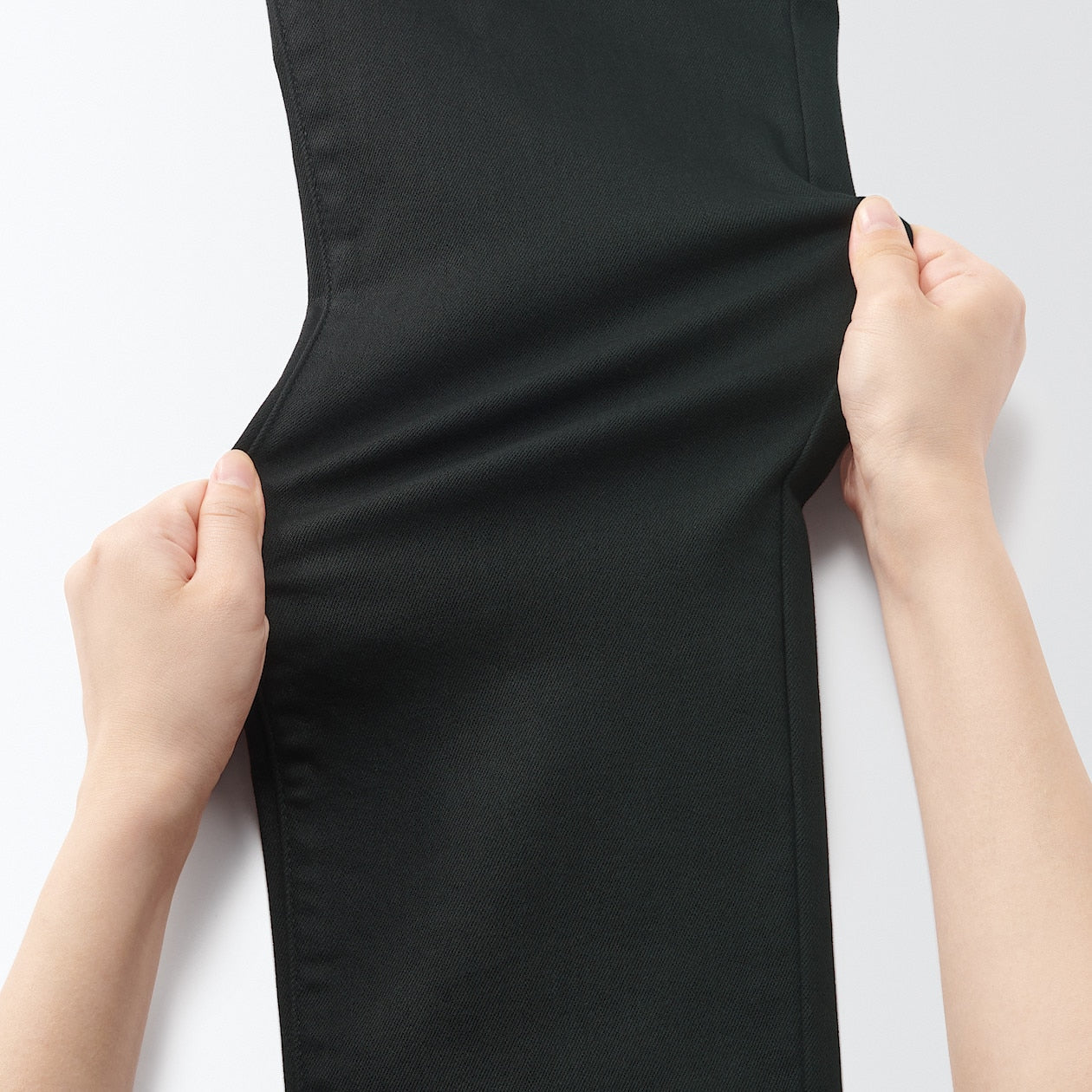 Men's Super Stretch Denim Skinny Pants Black (L 30inch / 76cm) - Image 10