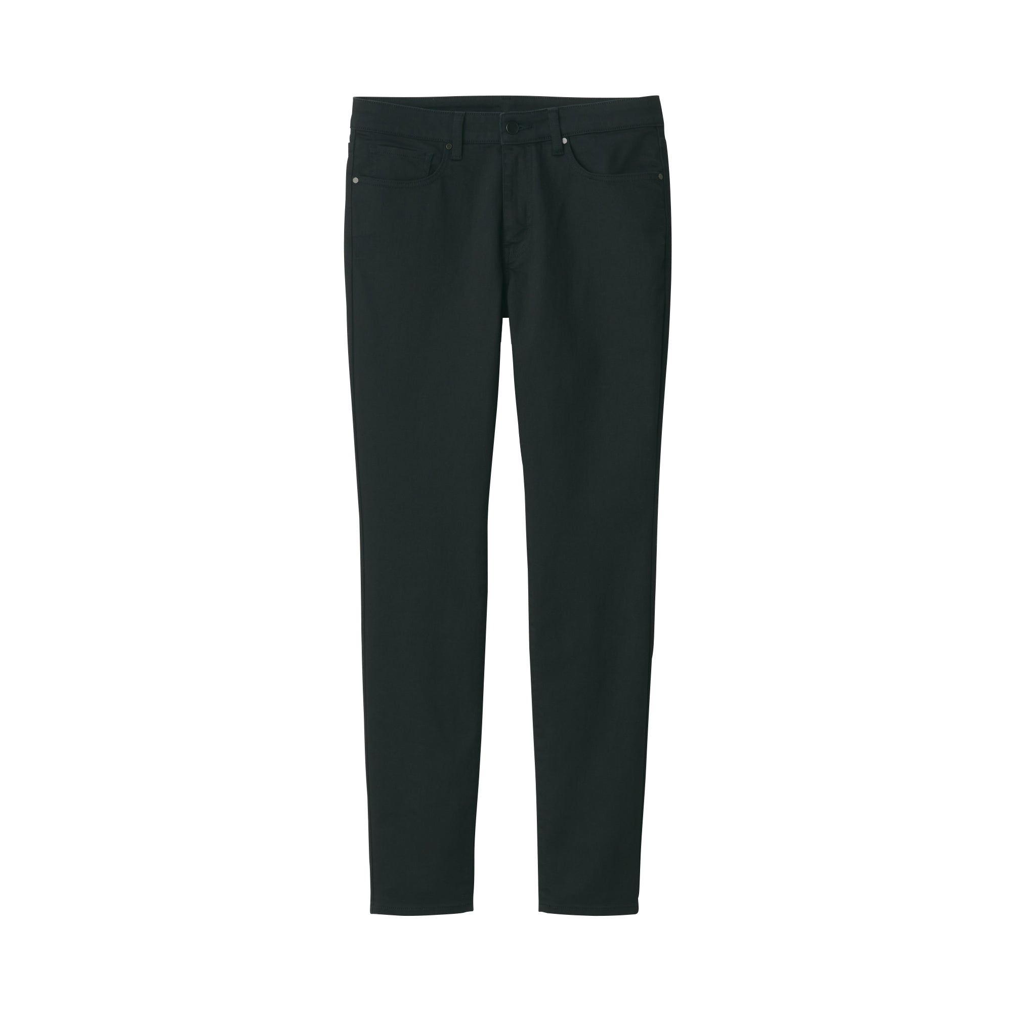 Men's Super Stretch Denim Skinny Pants Black (L32) - Image 2