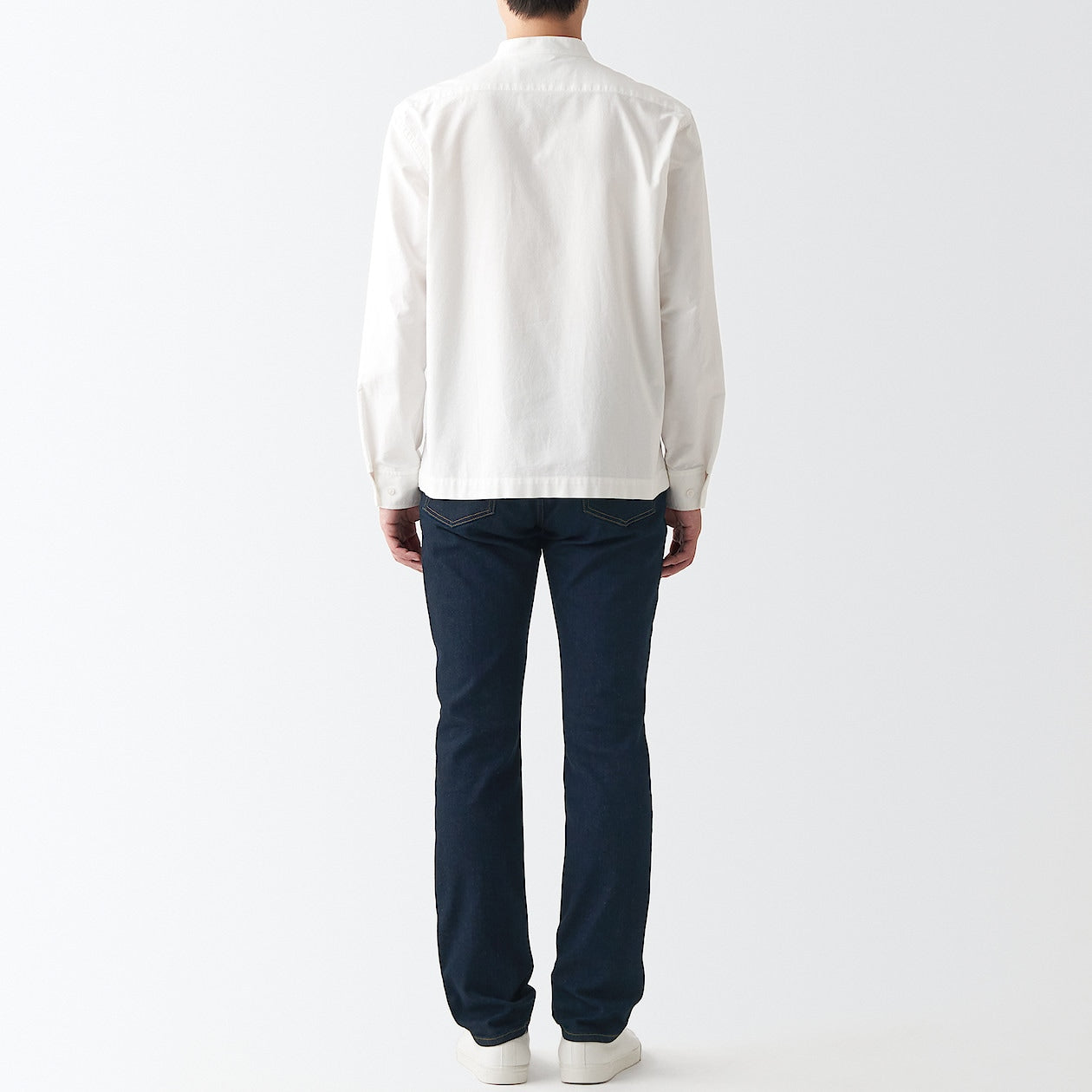 Men's Stretch Denim Slim Pants Dark Navy (L32) - Image 7