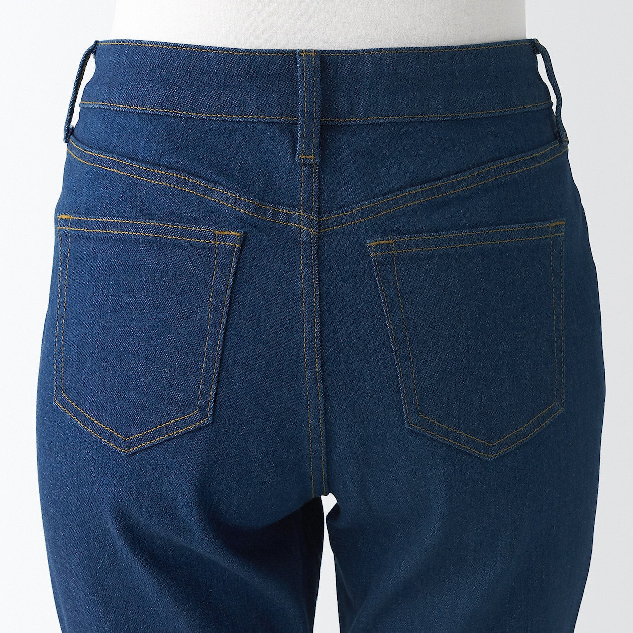 Women's Stretch Denim Slim Pants Blue (L 30inch / 75cm) - Image 8