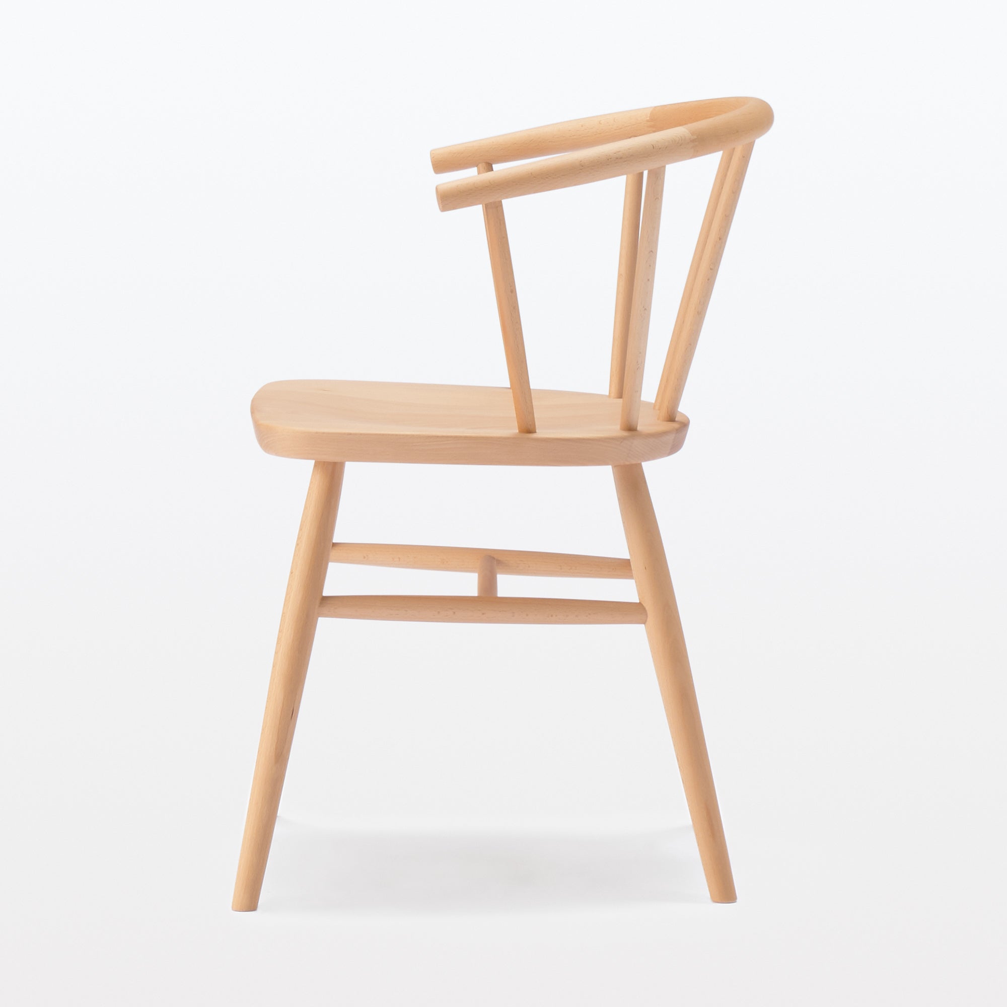 Beech Wood Chair with Round Legs - Image 3
