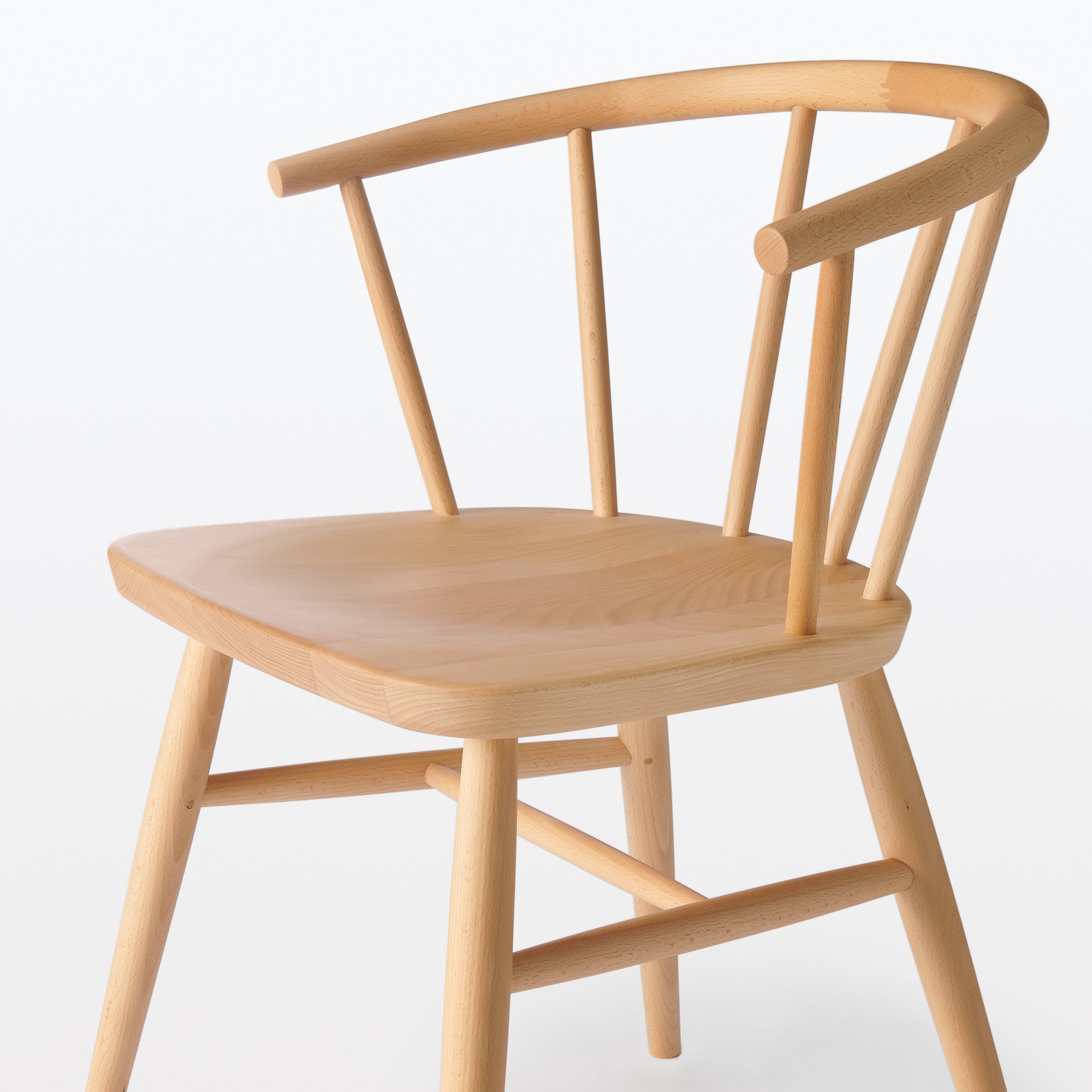 Beech Wood Chair with Round Legs - Image 5