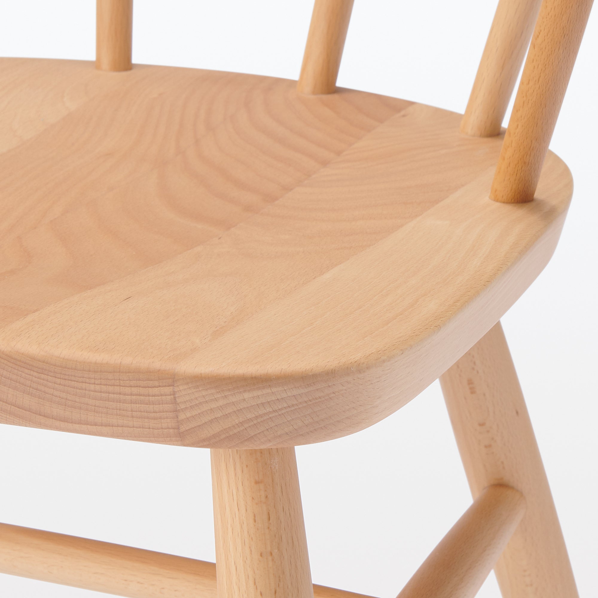 Beech Wood Chair with Round Legs - Image 7
