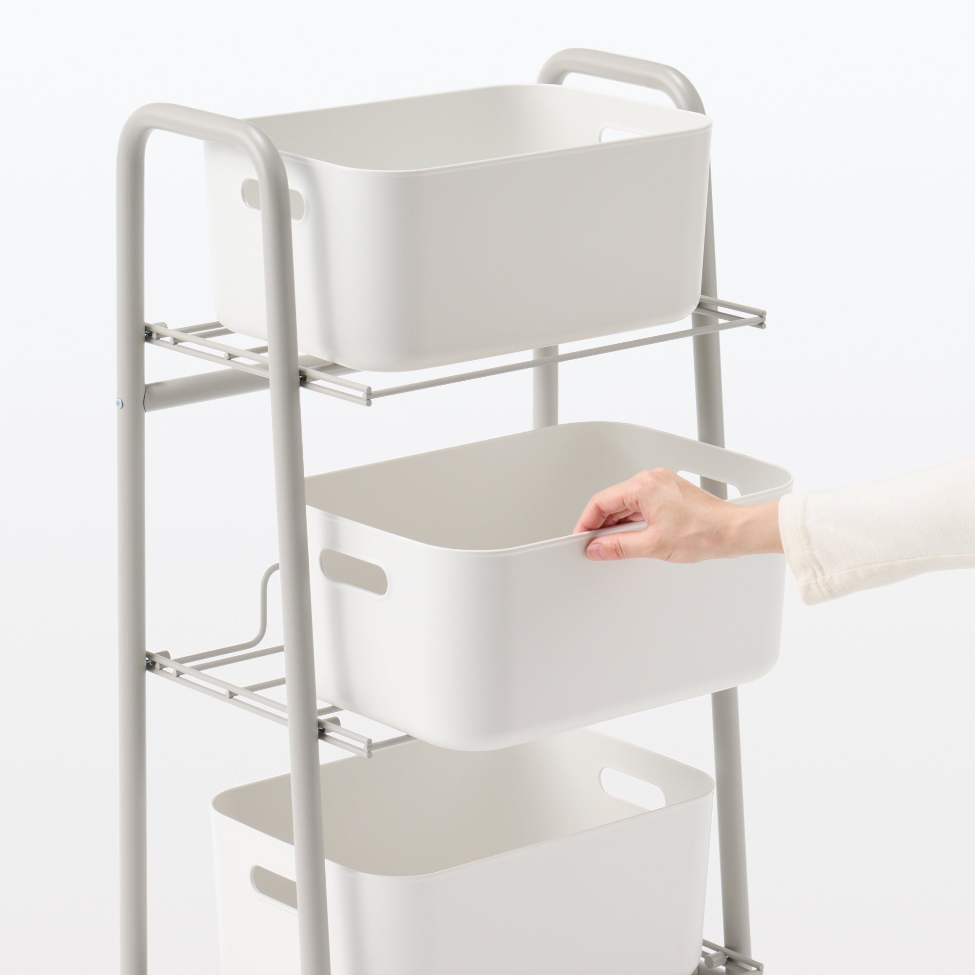 Steel Pipe Storage Rack - Warm Gray - Image 13
