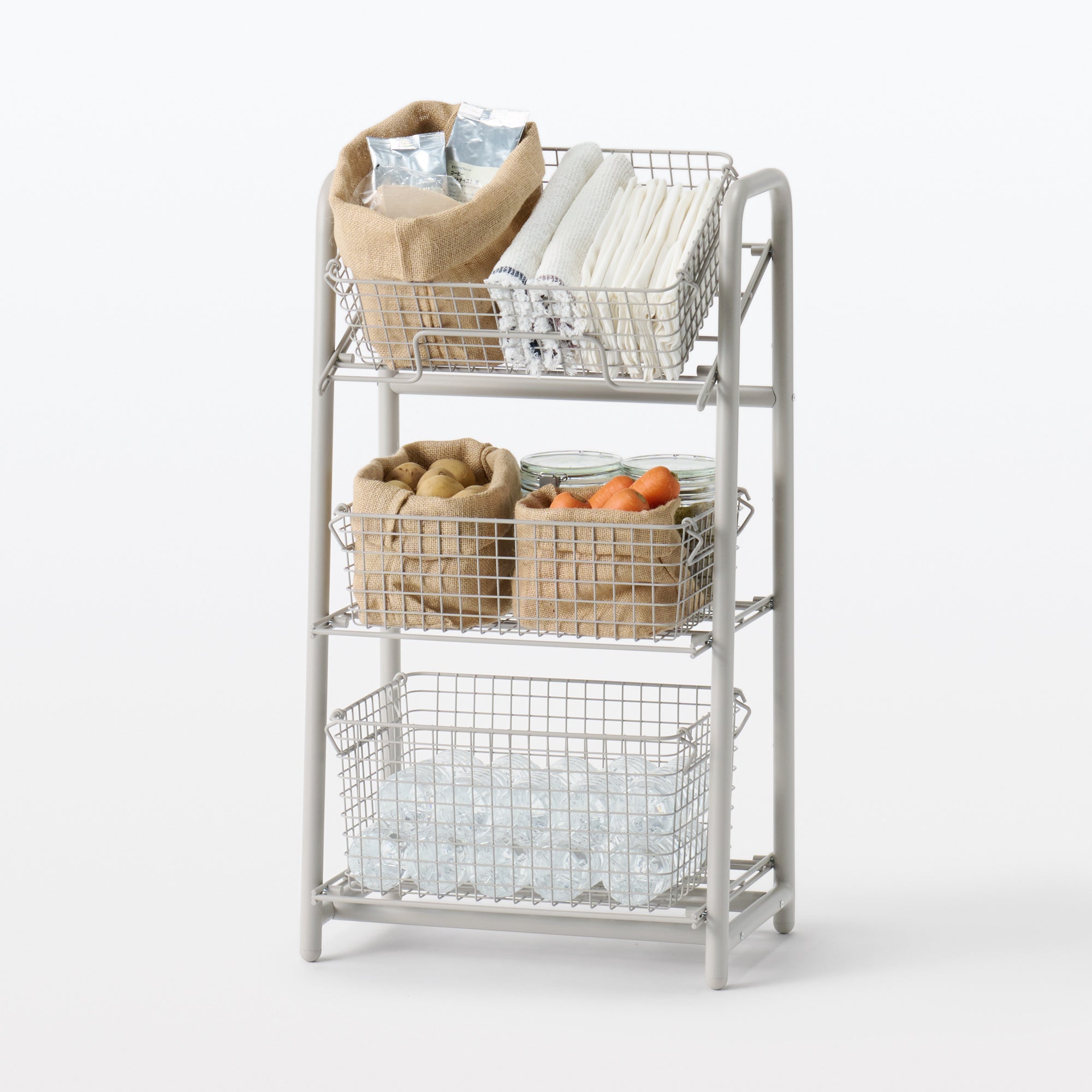Steel Pipe Storage Rack - Warm Gray - Image 2