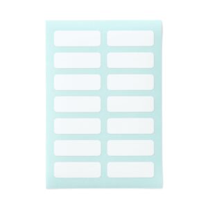 No-Iron Sticker Label 1.2 x 0.4
