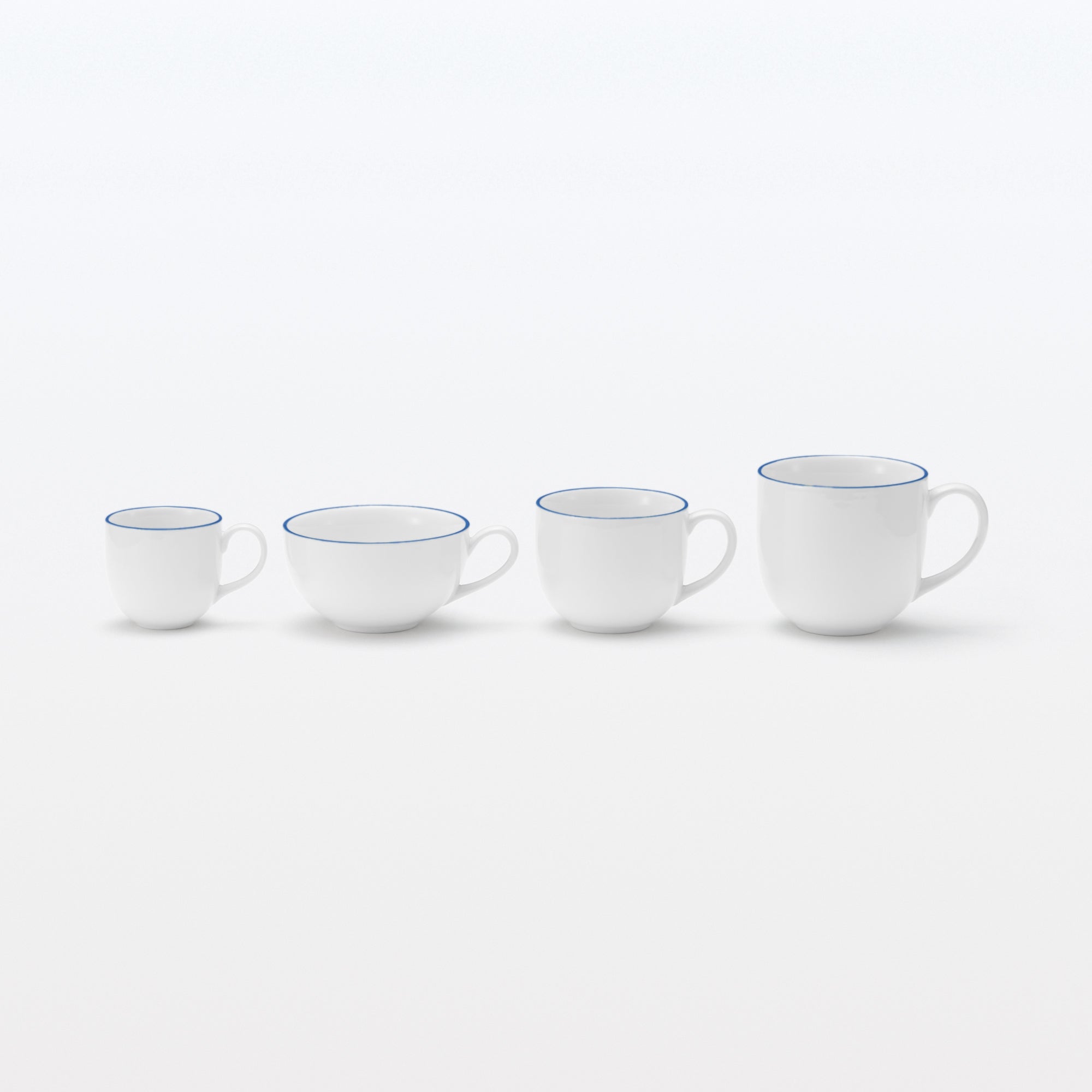 Everyday Tableware Coffee Cup - Blue Stripe - Image 7