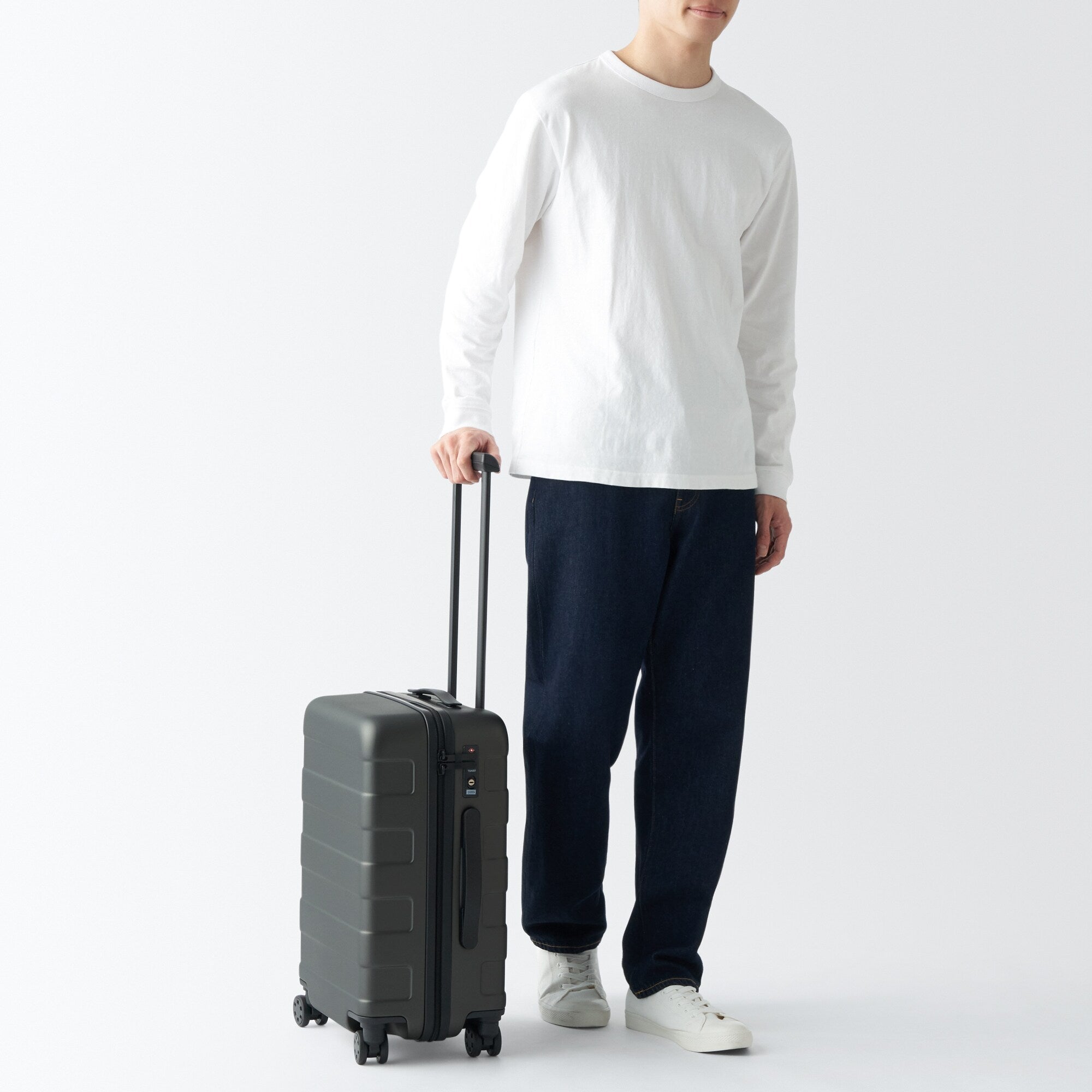 Adjustable Handle Hard Shell Suitcase 36L | Carry-On - Image 17