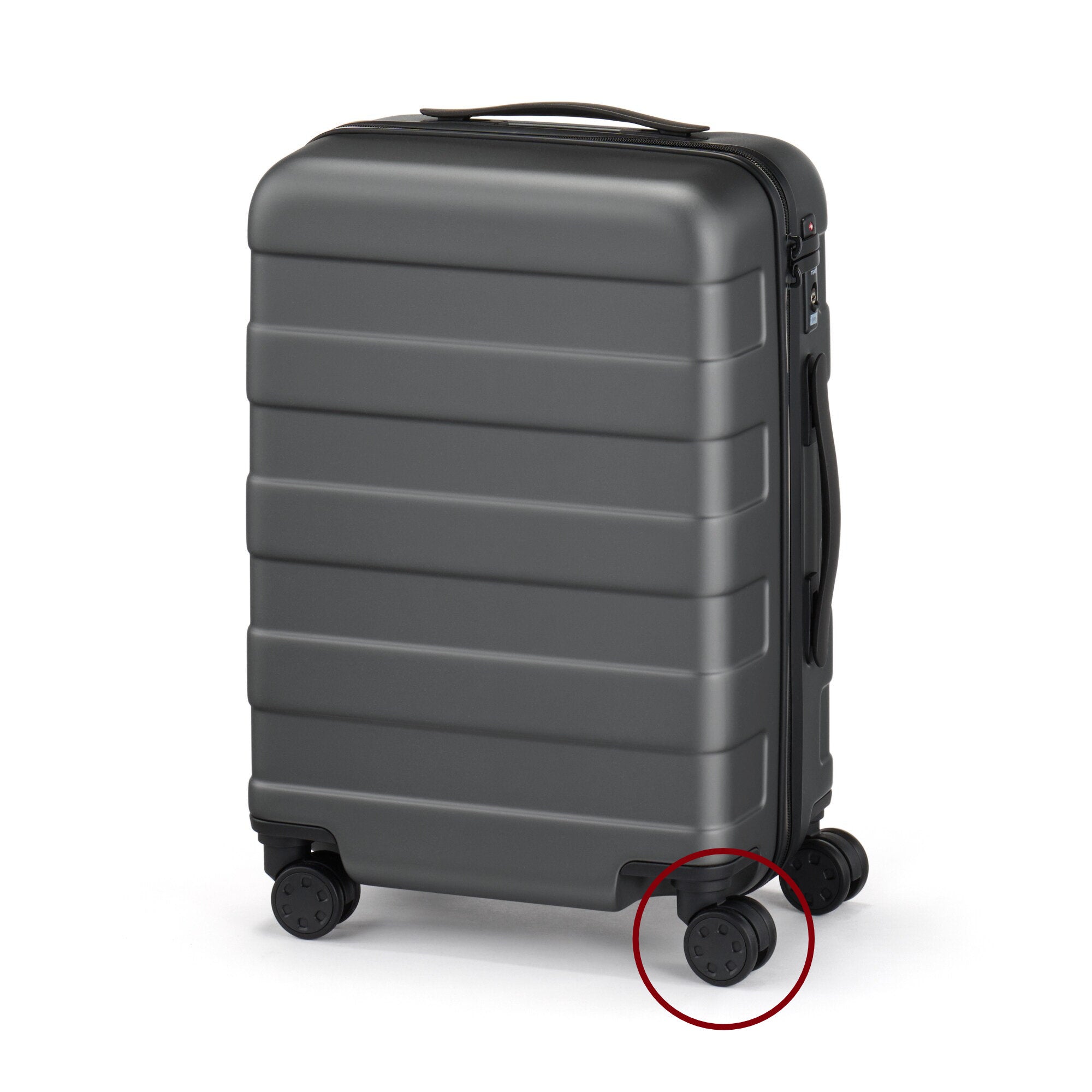 Front Left Caster for Hard Shell Suitcase - Image 2