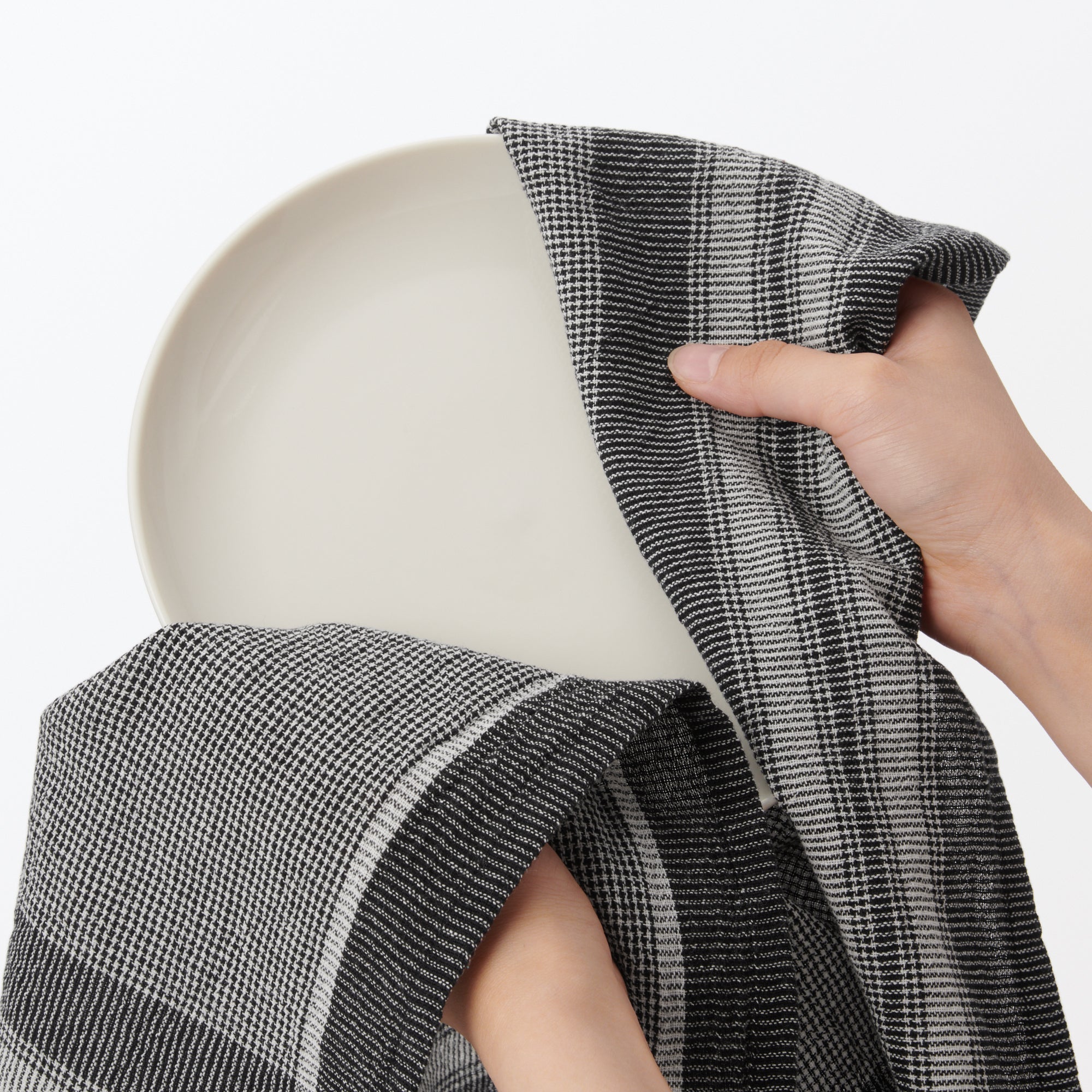 Indian Cotton Multipurpose Cloth - Black - Image 2